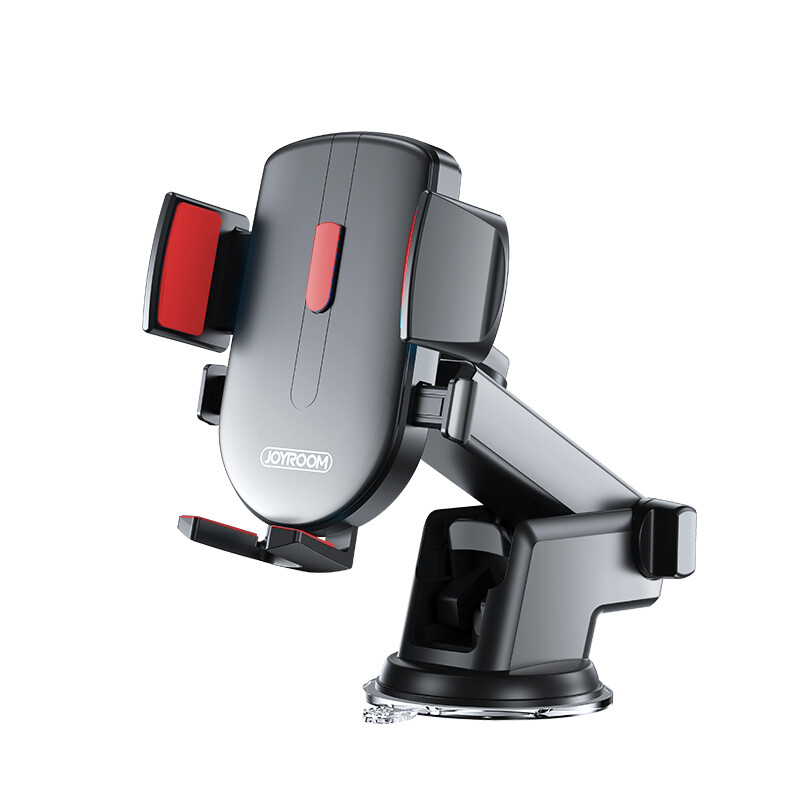 Joyroom Phone Holder 360 Degree Mouse Shaped Car Dash Mount Black & Red