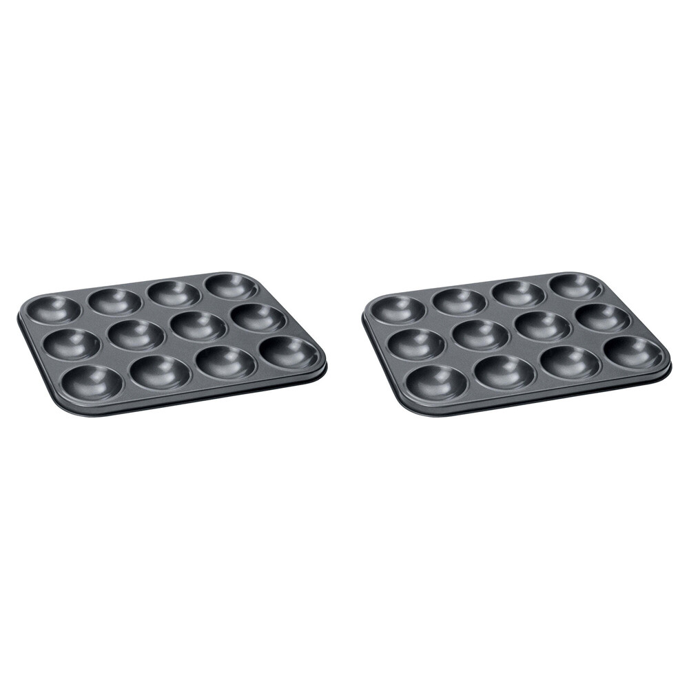 2PK Wiltshire Easybake Muffin Pan 12 Cup Bite-Sized Patty Treats Baking Tray