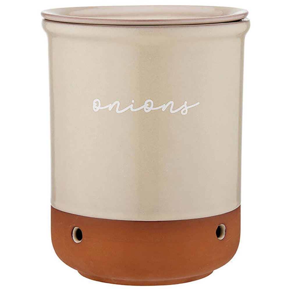 Ladelle 80170 21cm Terracotta Onion Vault Beige Round Food Storage