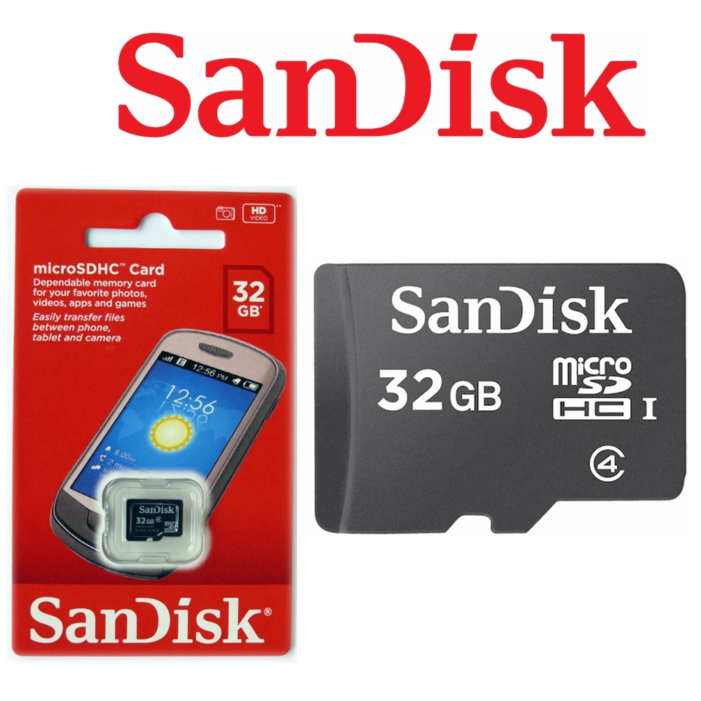 SanDisk 32GB MicroSDHC SD Card SDSDQM-032G-BQ35 Class 4 Android Phone