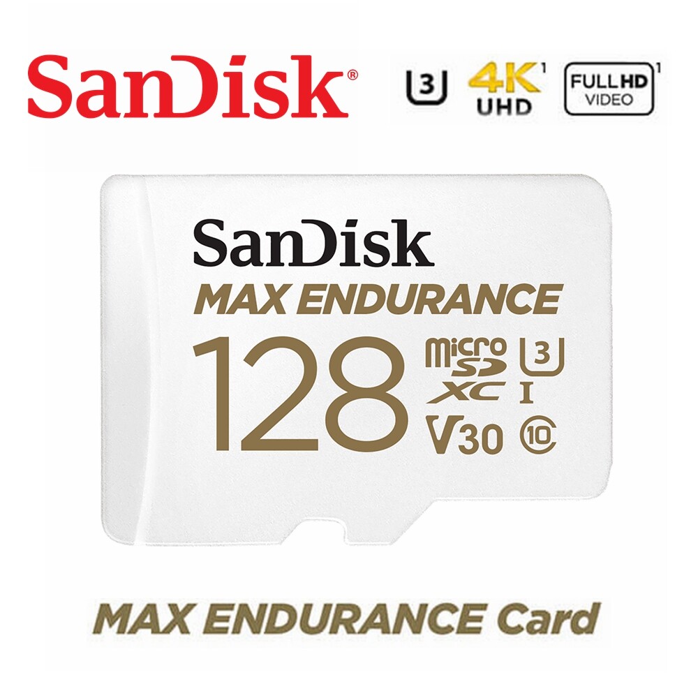 SanDisk Max Endurance 128G MicroSDXC Card Class10 U3 DashCam Security