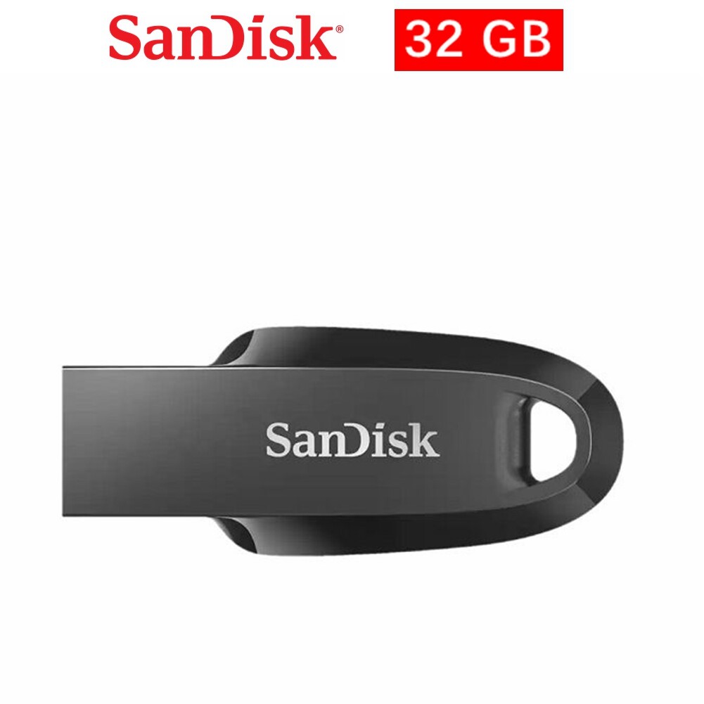 SanDisk Ultra Curve USB Flash Drive 32GB USB 3.2 Memory Stick Pen PC Mac CZ550