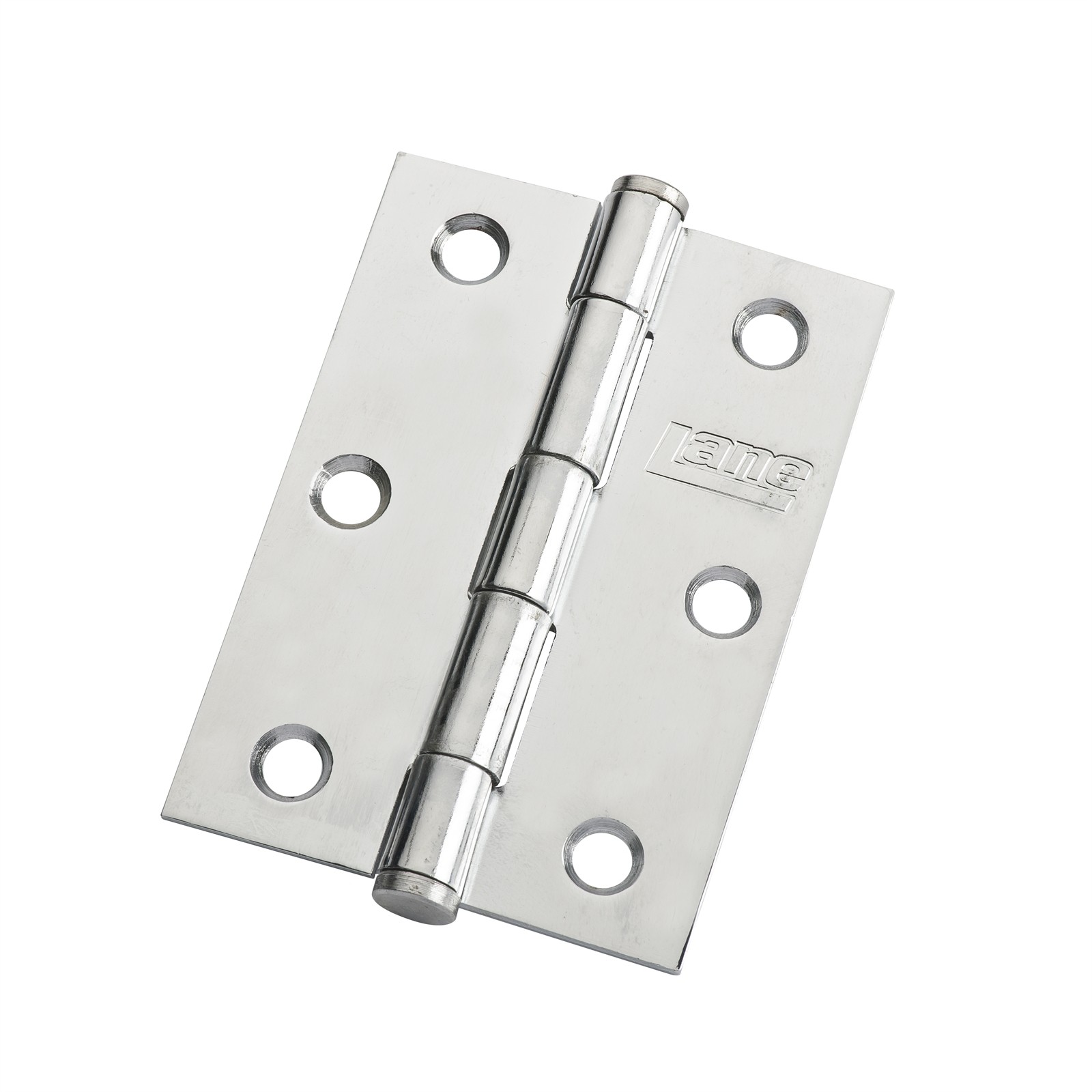 Lane 85 x 60 x 2mm Polished Chrome Architectural Loose Pin Butt Hinge 2 pieces