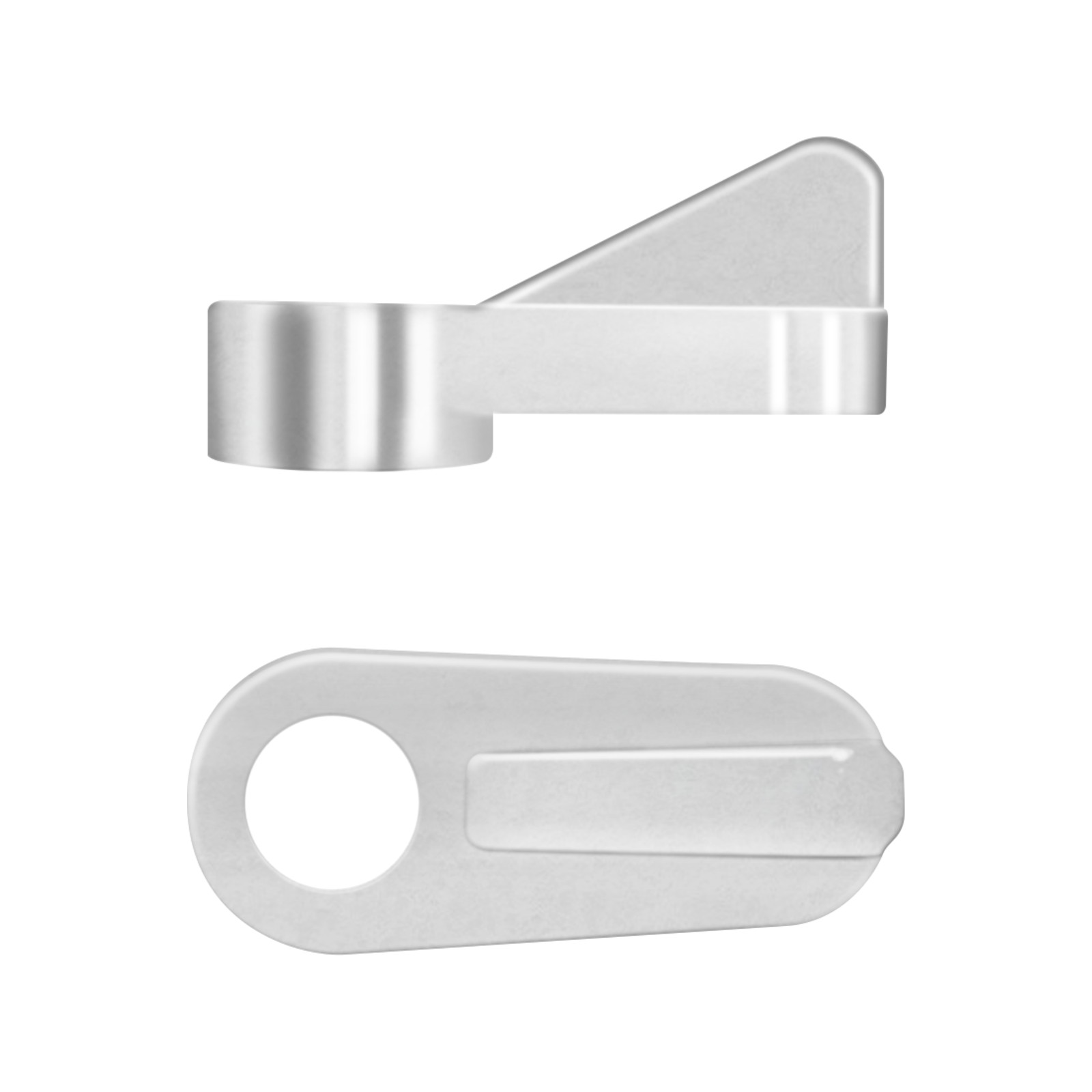Rolltrak Zinc Flyscreen Flush Swivel Clip 2 pcs