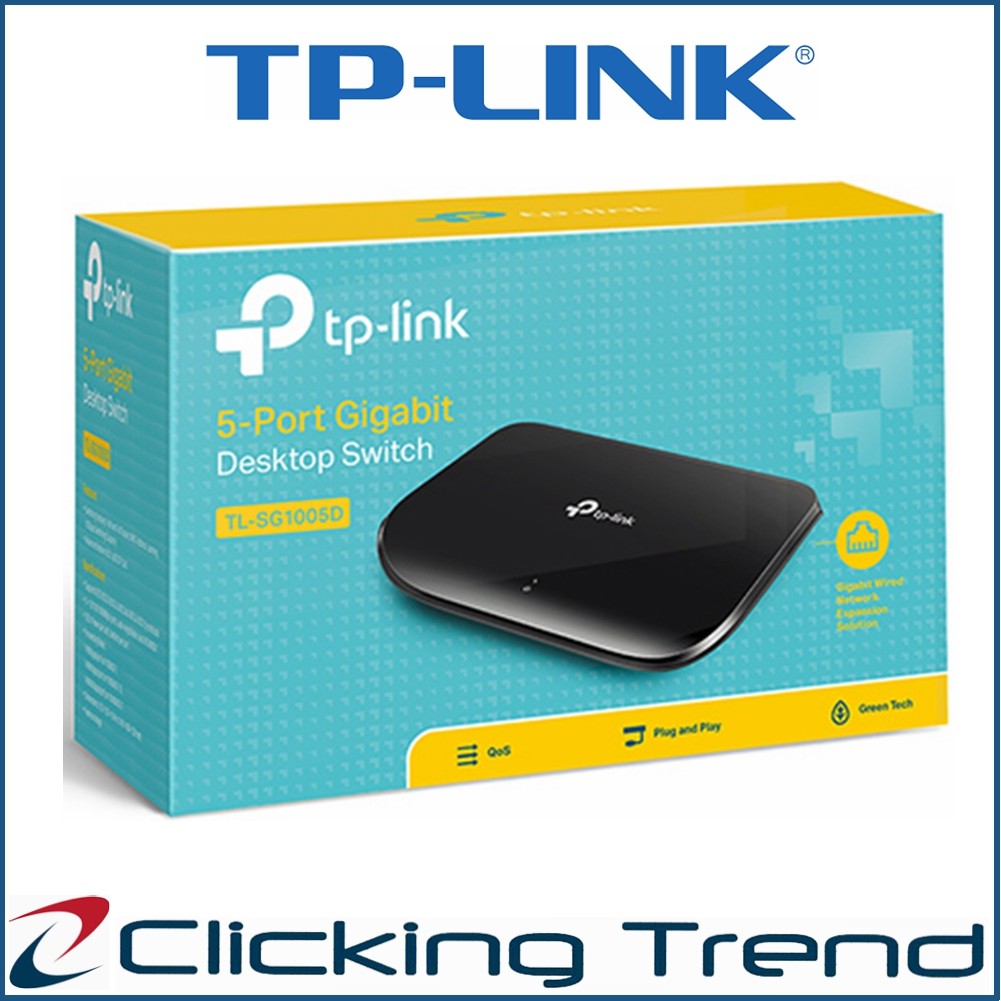 TP-Link TL-SG1005D 5-Port Gigabit Ethernet Unmanaged Desktop Network Switch