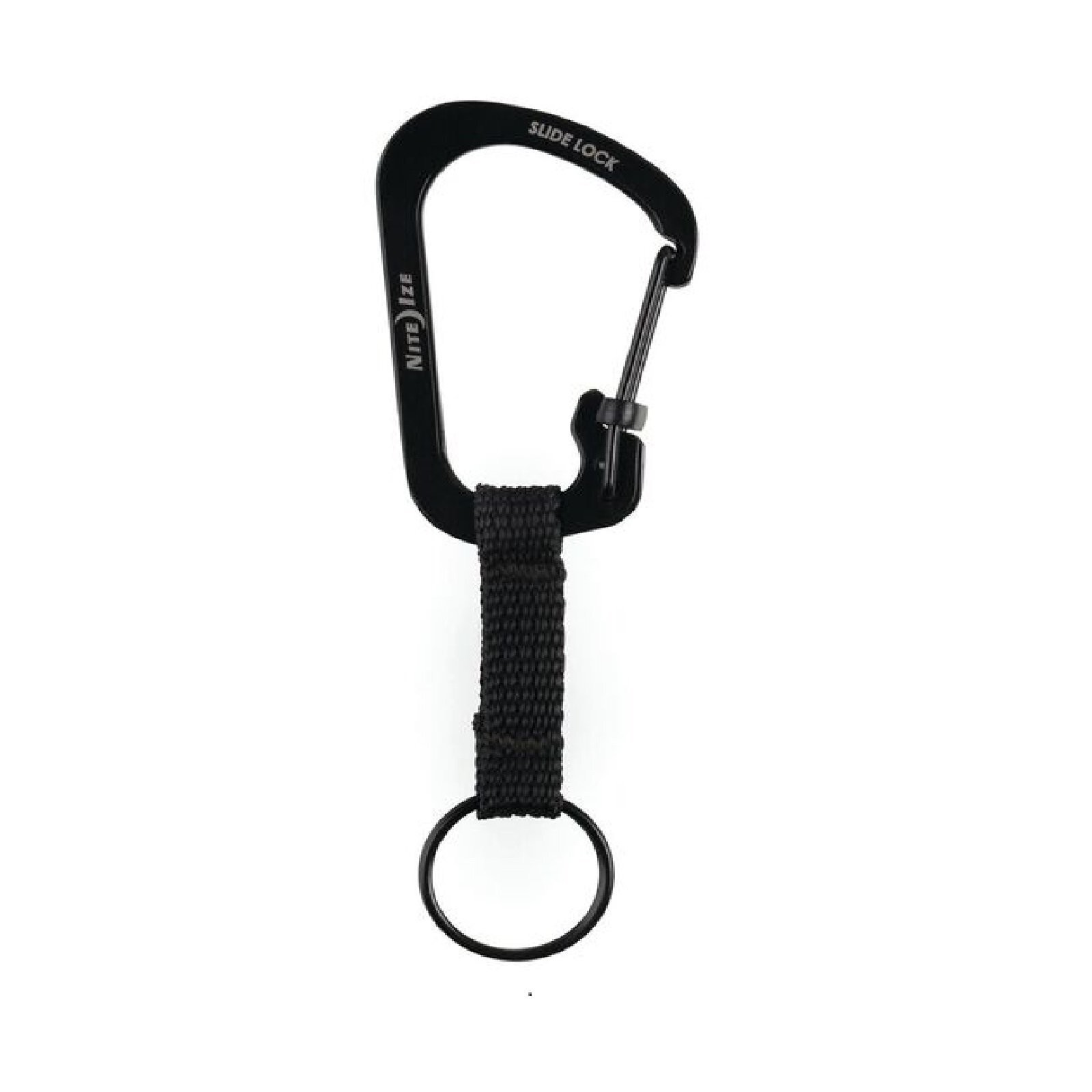 Nite Ize 115 x 38mm Black No 3 Slide Lock Key Ring
