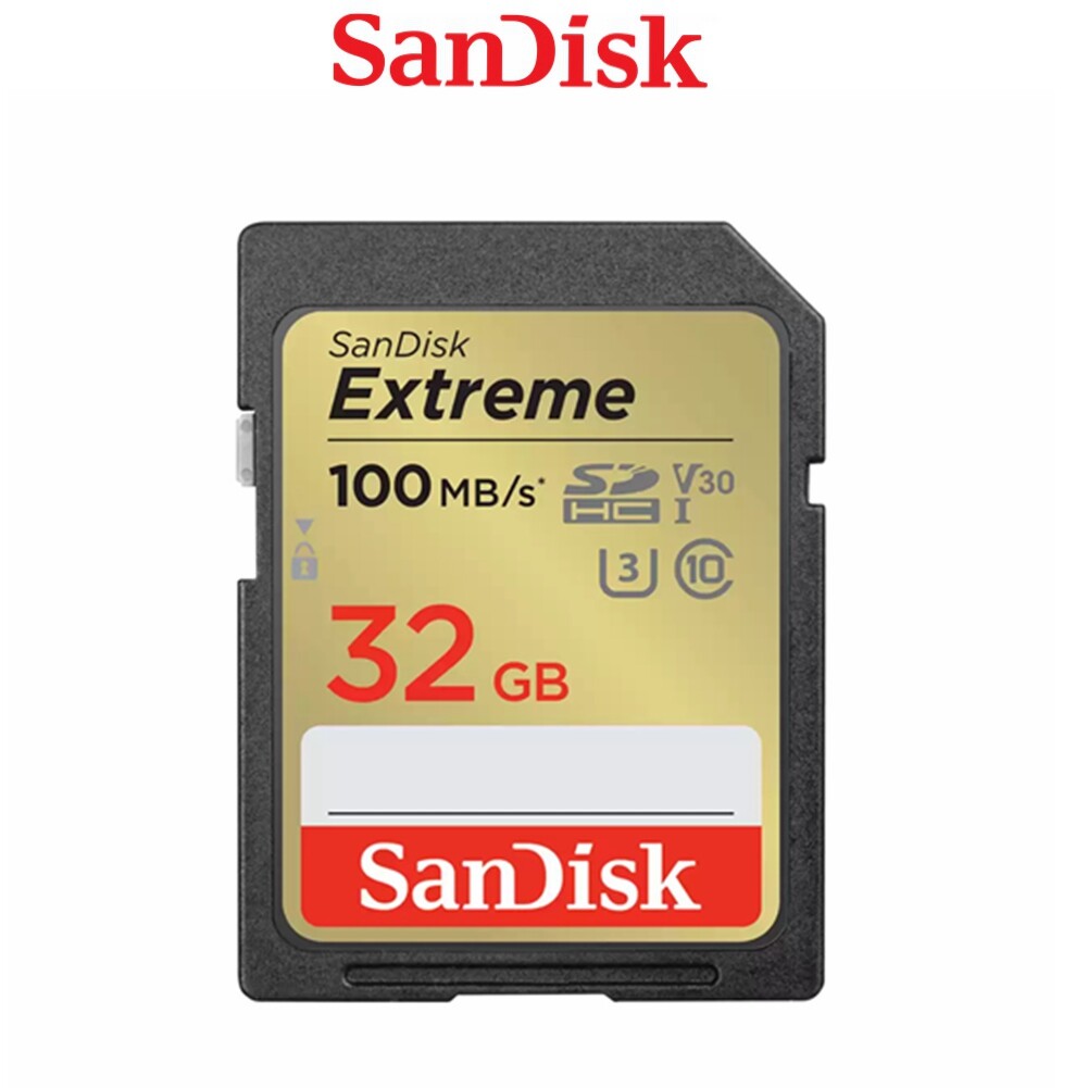 SanDisk Extreme 32GB SDHC UHS-I 100MB/s SD Memory Card DSLR Camera