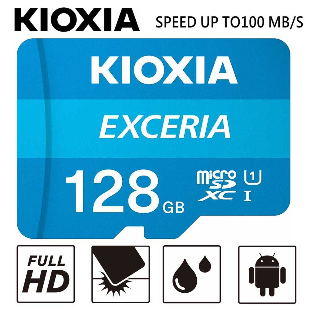 KIOXIA EXCERIA MicroSD 128GB Class 10 U1 Mobile Phone Tablet Memory Cards