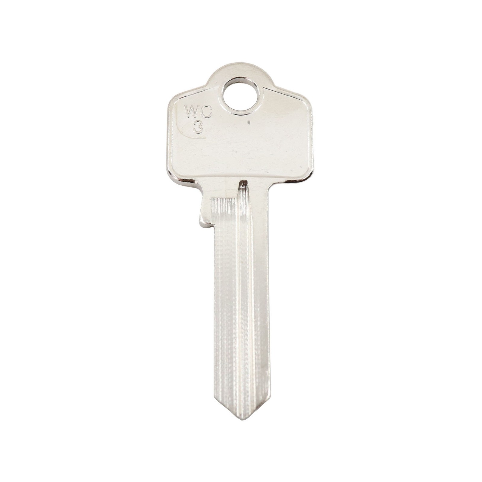 EHI WO3-WC3 Silver Blank Key 2 pcs