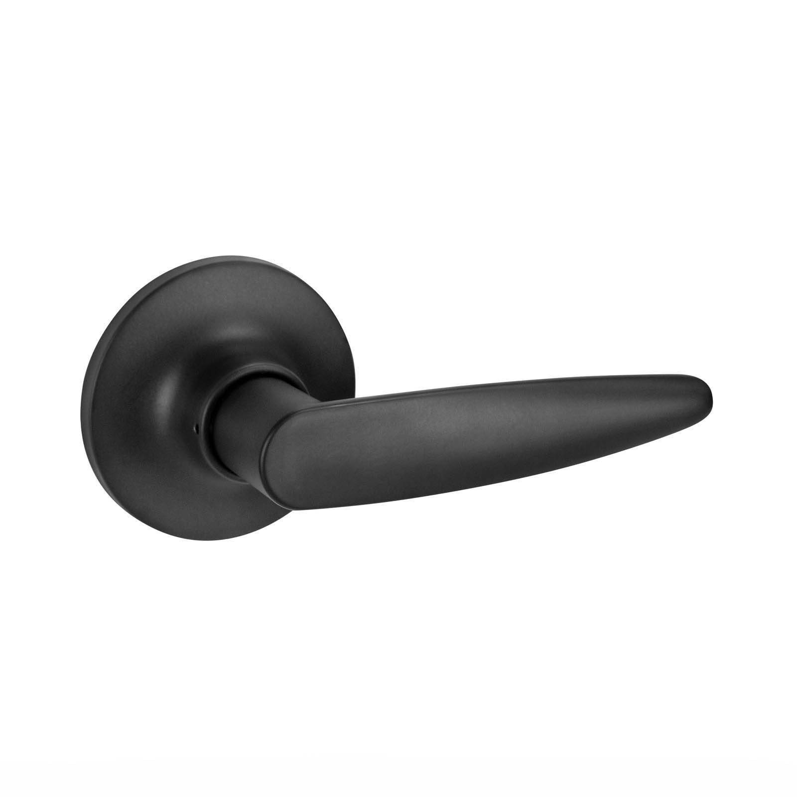 Delf Matte Black Pomona Dummy Lever Set