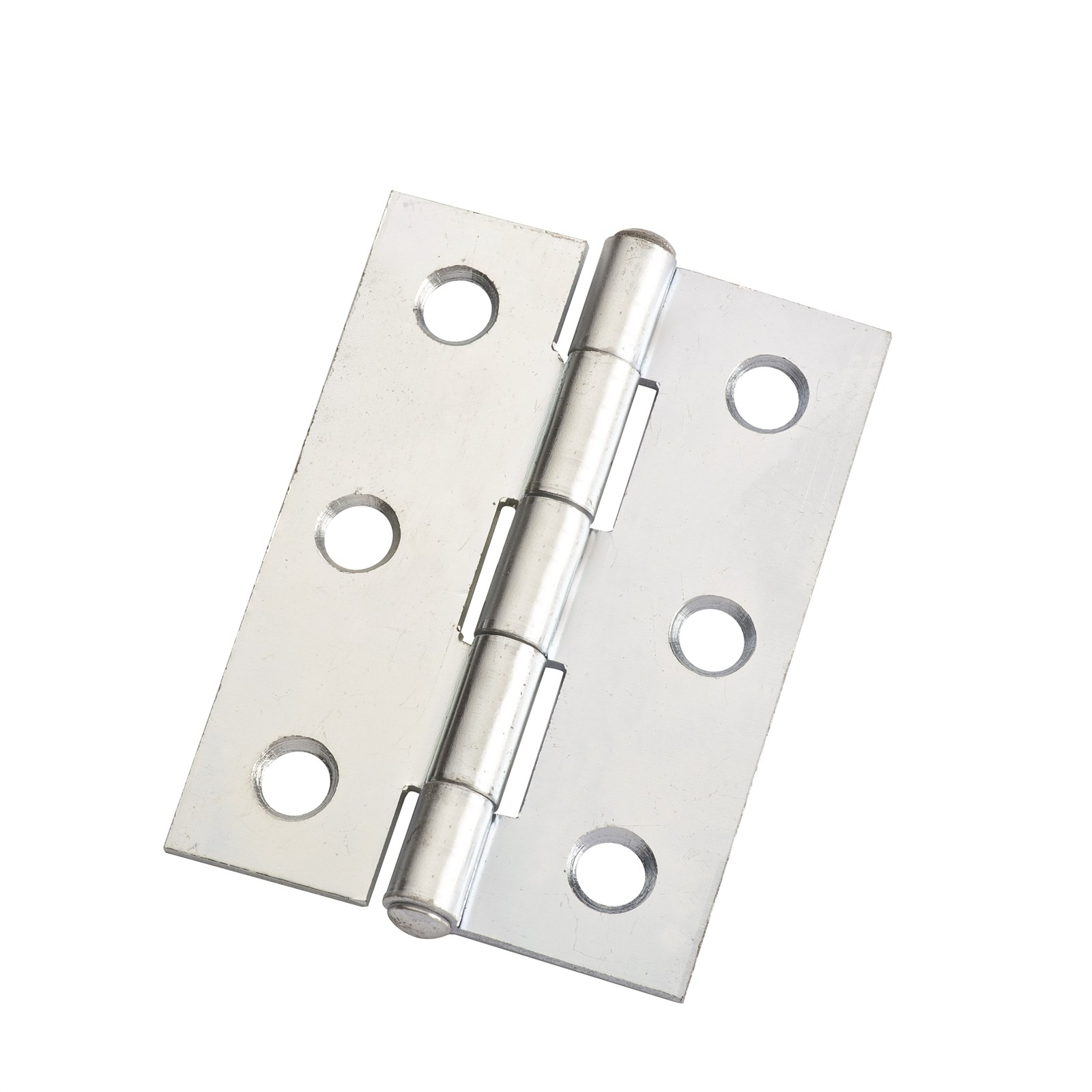 Lane 85 x 60 x 1.6mm Zinc Plated Fixed Pin DURAsmooth™ Butt Hinge 2 pcs