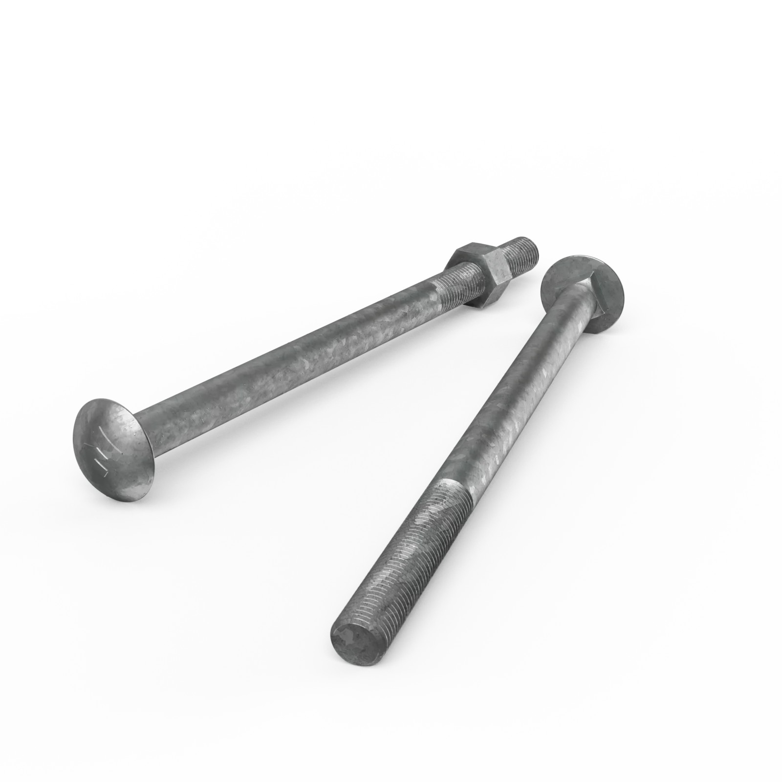 ZENITH M16 x 260mm Hot Dip Galvanised Cup Head Bolts & Nuts - Each(0)More option