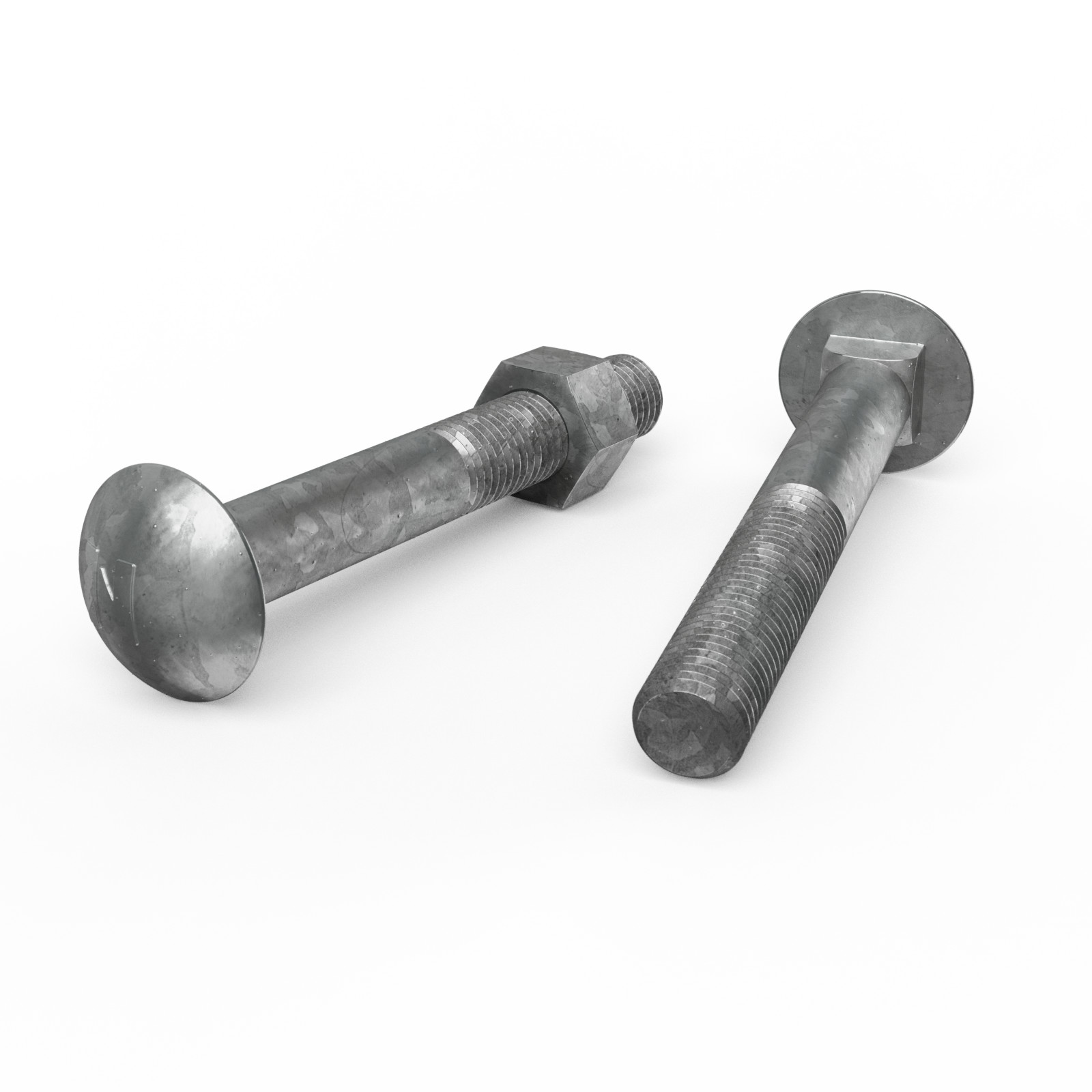 ZENITH M16 x 120mm Hot Dip Galvanised Cup Head Bolts & Nuts - Each(1)More option