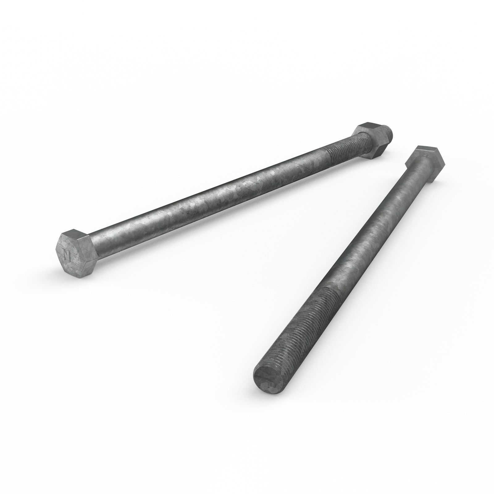 ZENITH M16 x 300mm Hot Dip Galvanised Hex Head Bolts and Nuts - Each(0)More opti