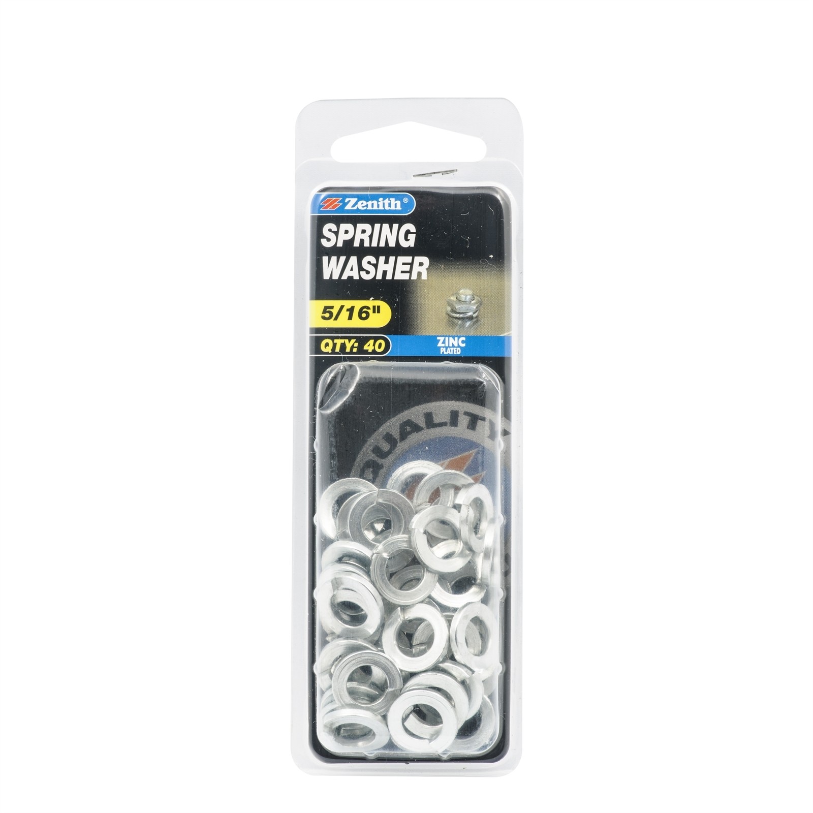 Zenith 5/16" Zinc Plated Spring Washer 2 pcs