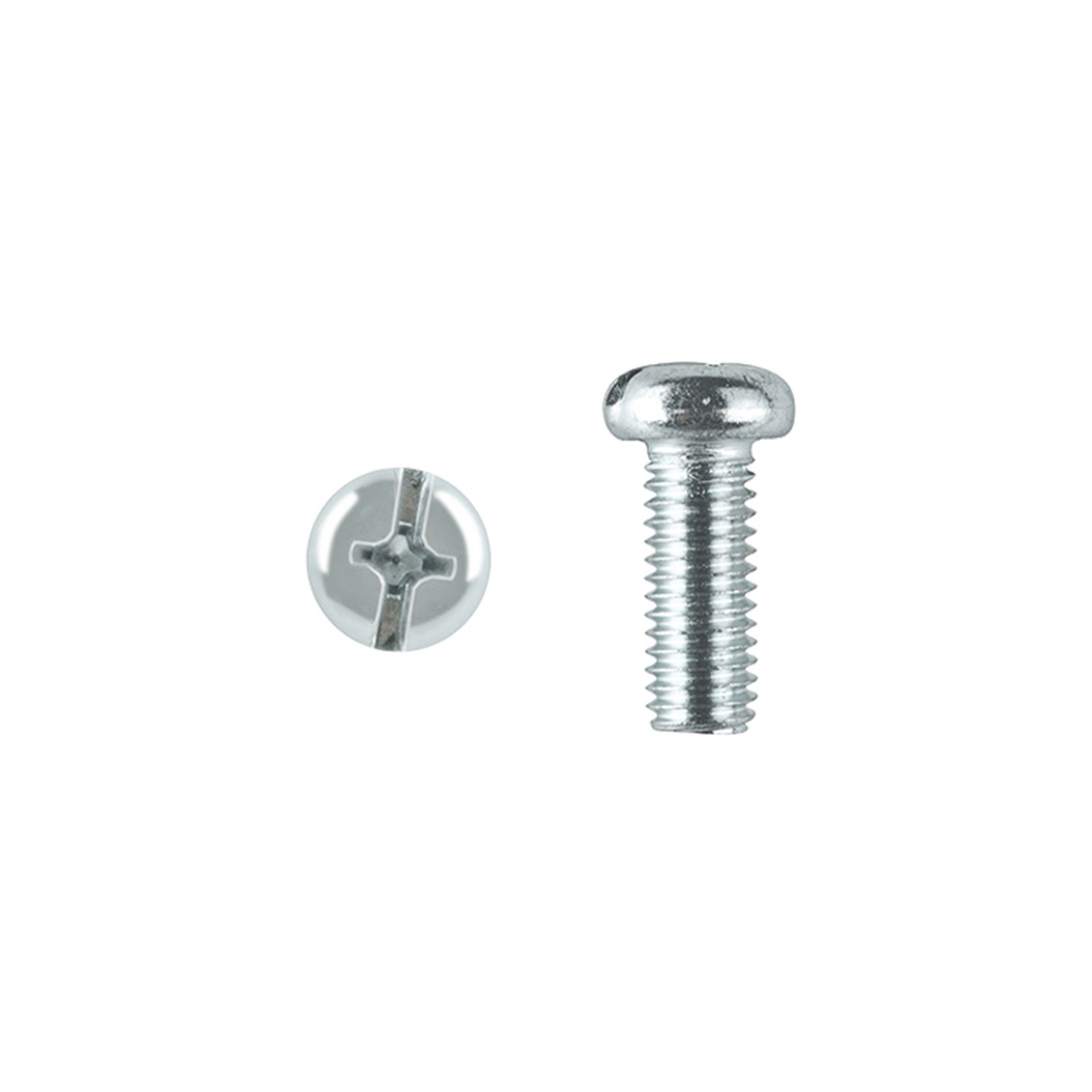 Pinnacle M4 x 20mm Zinc Plated Round Head Bolts And Nuts 2 pcs