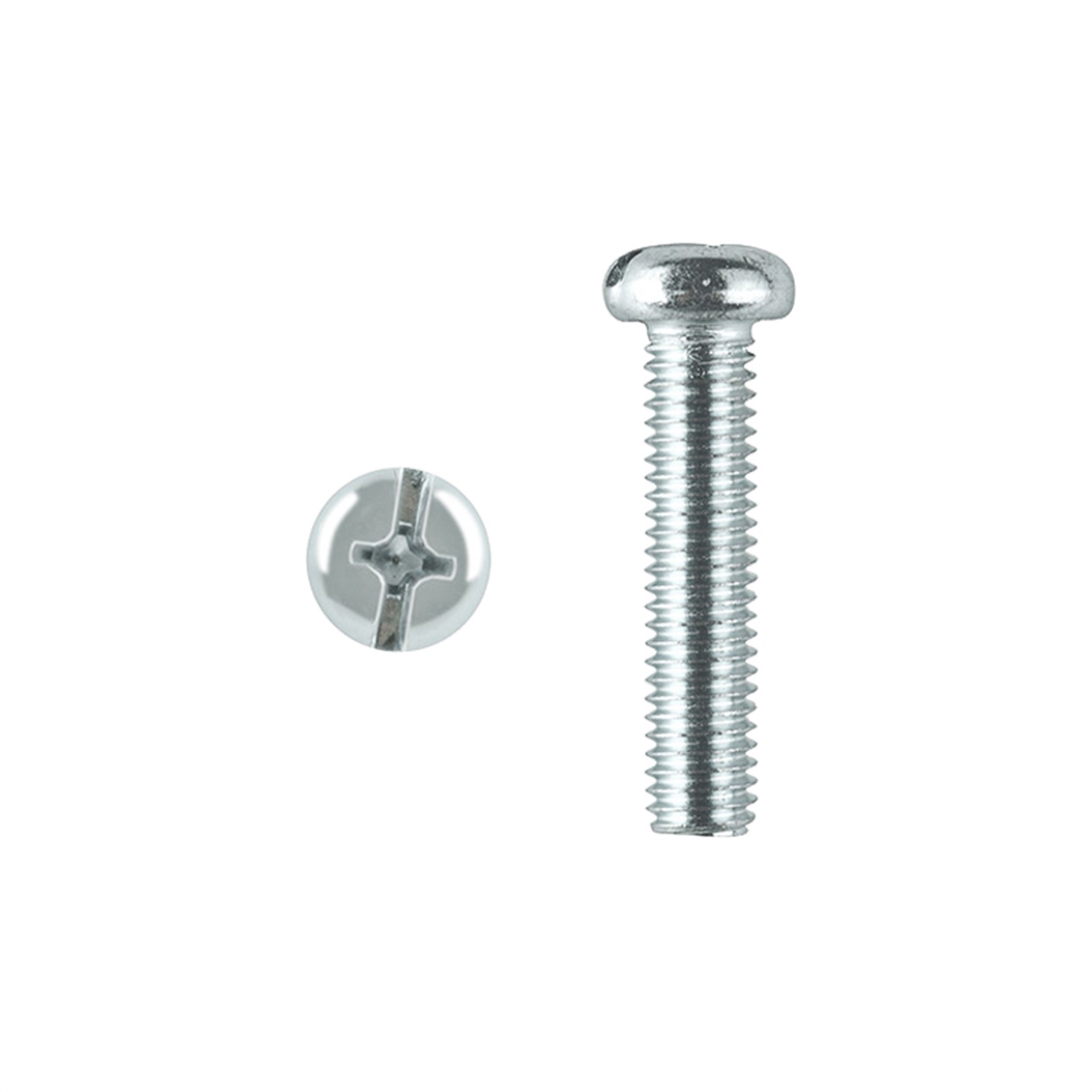 Pinnacle M5 x 50mm Zinc Plated Round Head Bolts And Nuts 2 pcs