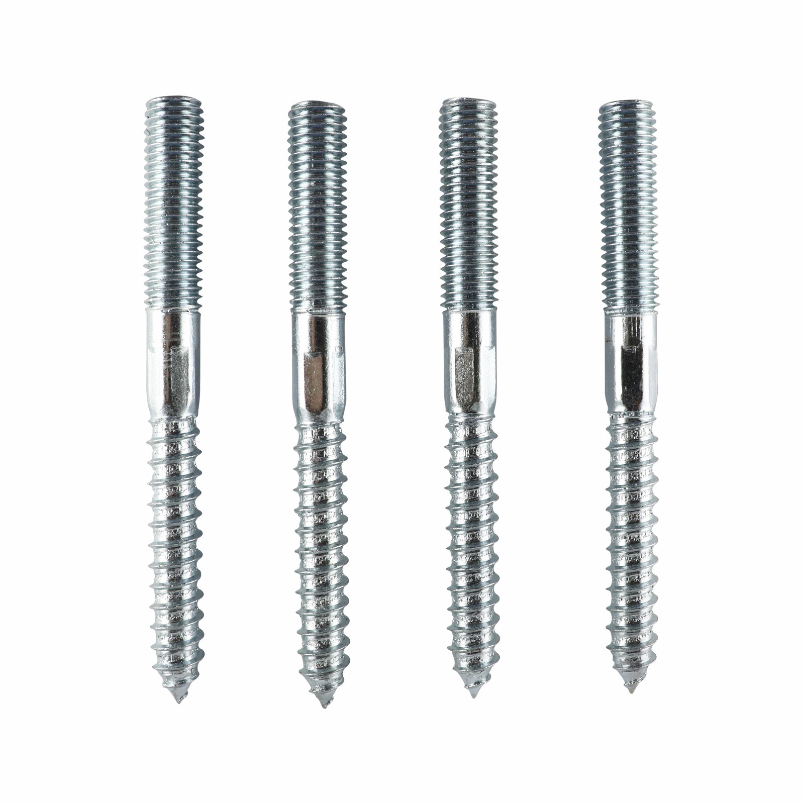 Everhang M12 x 120mm Zinc Plated Hanger Bolt - 4 pieces