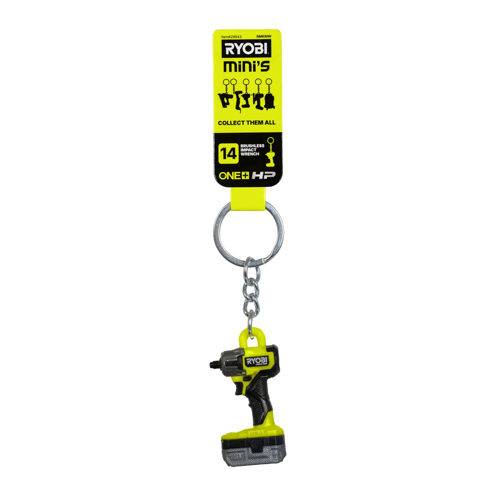 NEWRyobi MINI's HP™ Impact Wrench Keyring Workshop Tool
