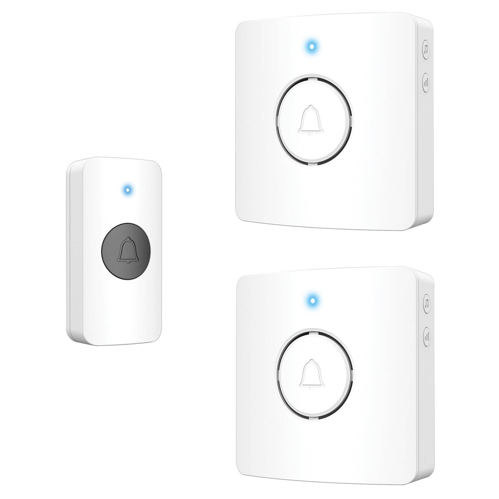 Arlec Premium 38 Sound Battery Powered Wireless Door Chime - Twin Pack