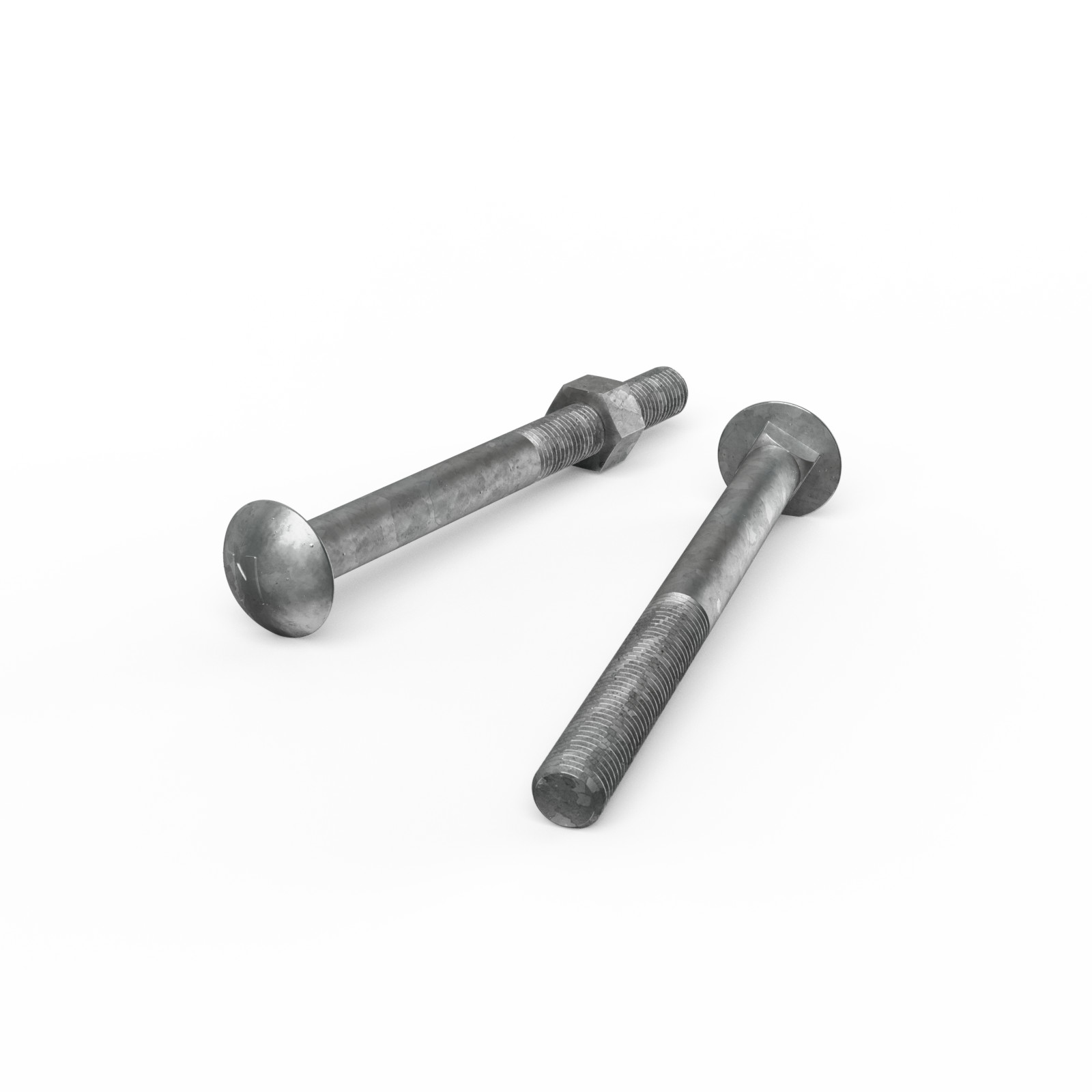ZENITH M16 x 180mm Hot Dip Galvanised Cup Head Bolts & Nuts - Each(0)More option