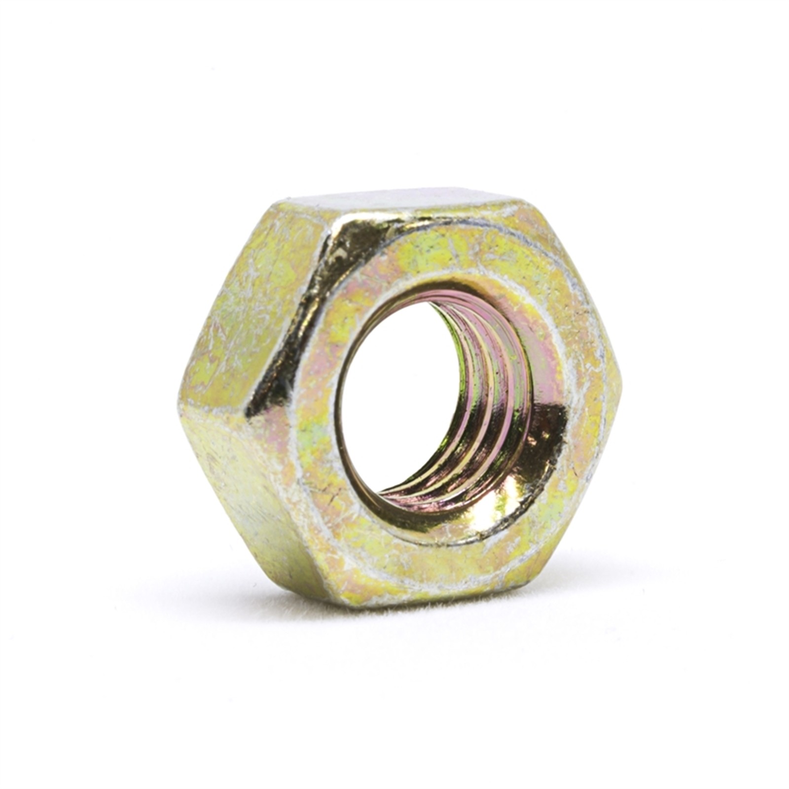 Pinnacle 1/4" Yellow Zinc Hi Tensile Nuts 4 pcs