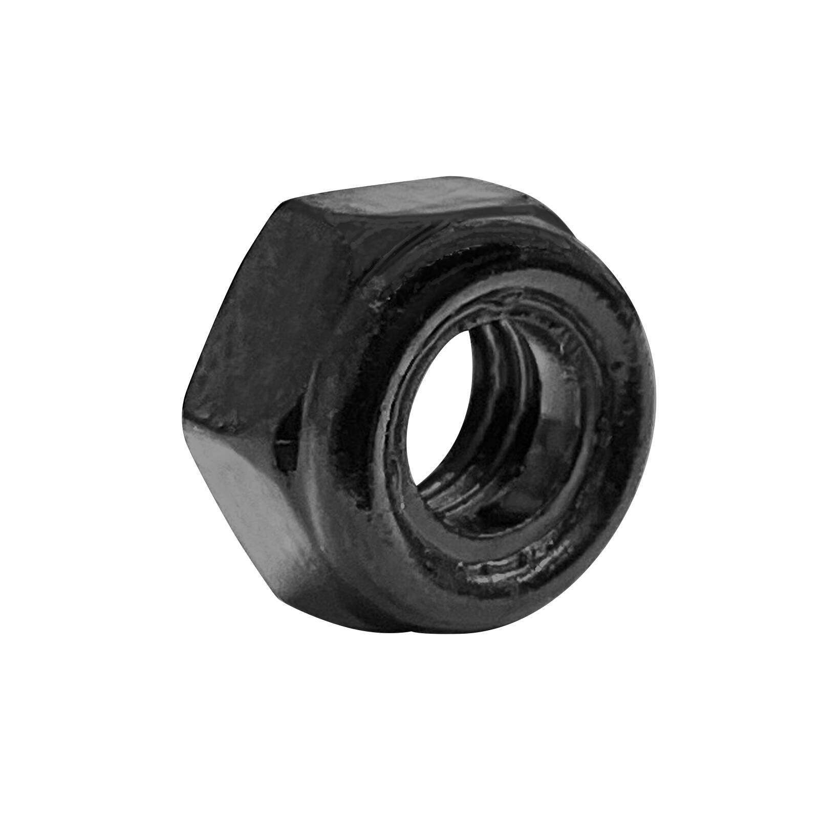 Pinnacle M4 Black Ruspert Nylon Lock Nut 4 pcs
