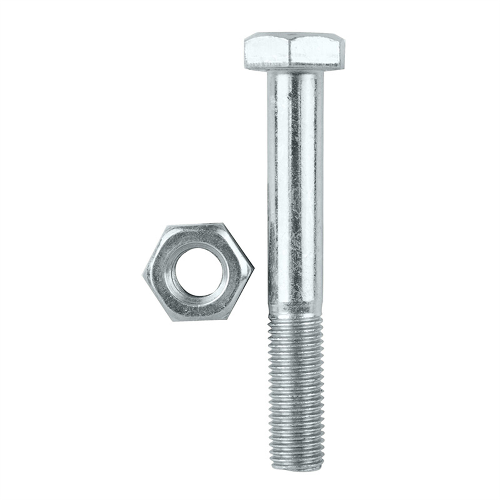 Pinnacle M10 x 50mm Stainless Steel Hex Bolt And Nut - 2 pieces