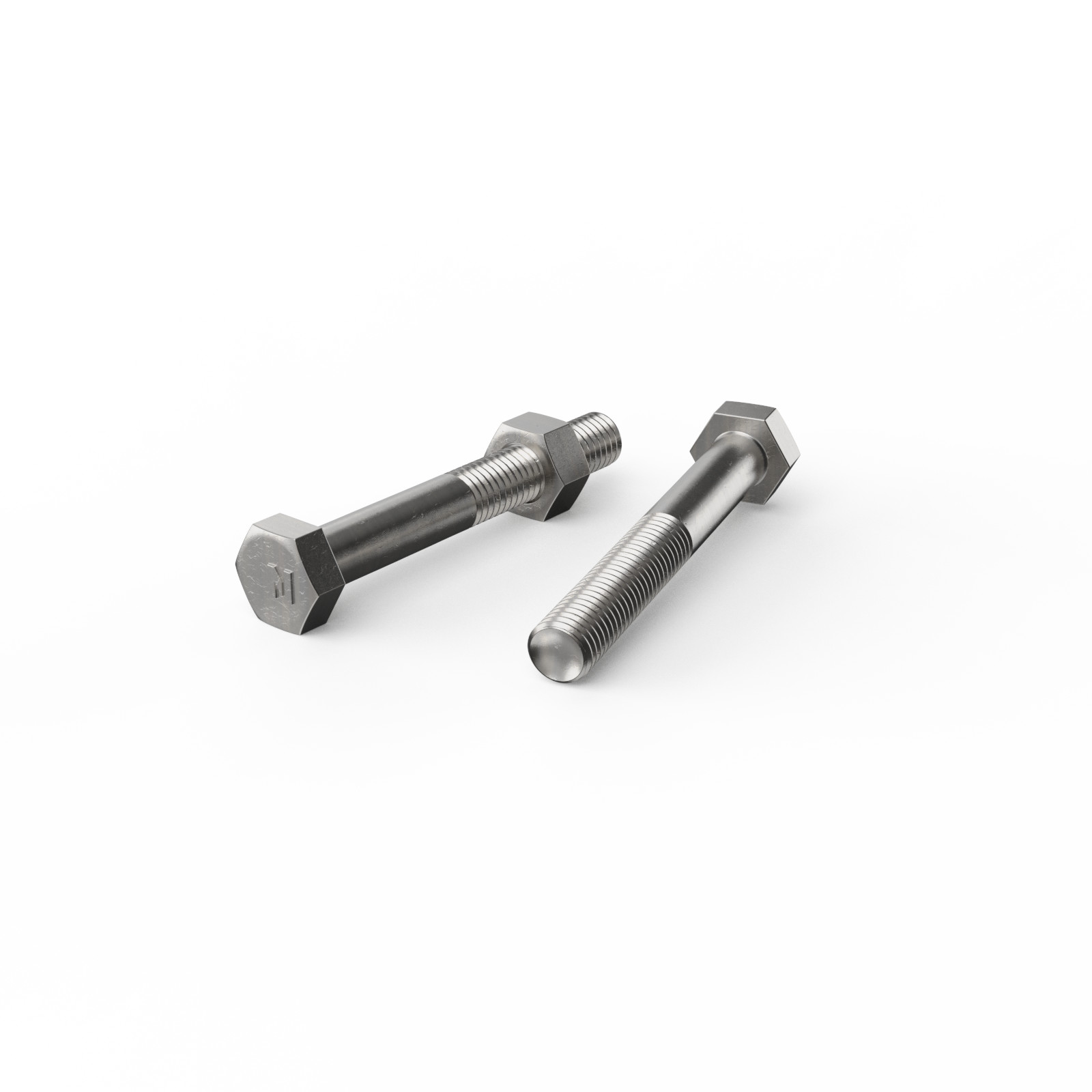 ZENITH M10 x 75mm Stainless Steel 304 Grade Hex Head Bolts And Nuts 2 pcs