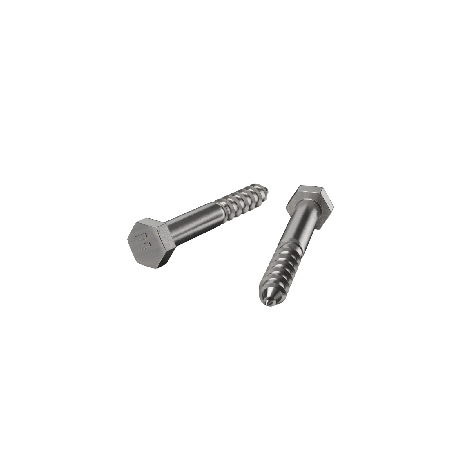 ZENITH M10 x 75mm Stainless Steel 304 Grade Hex Head Coach Screws 4 pcs