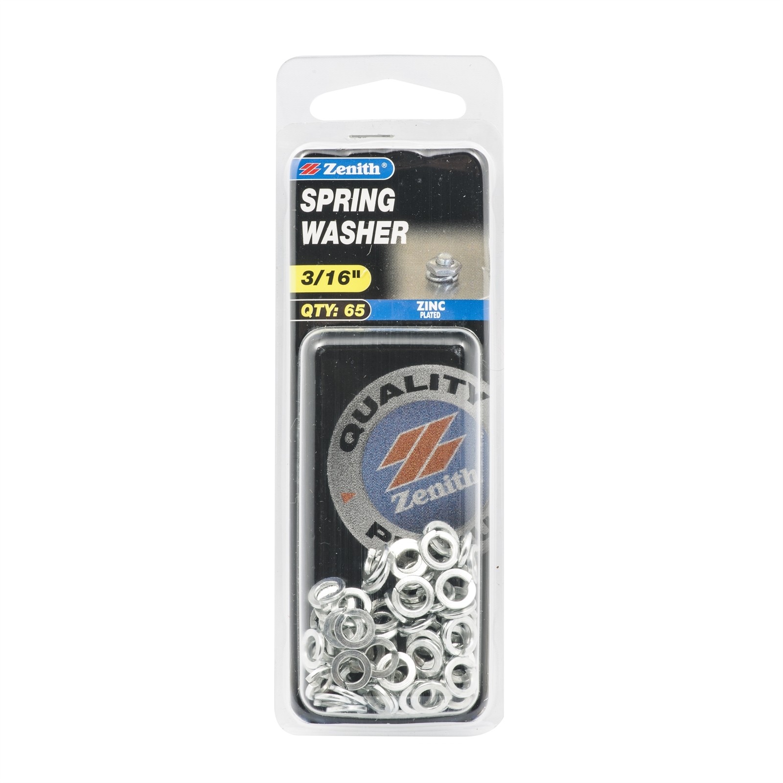 Zenith 3/16" Zinc Plated Spring Washer 2 pcs