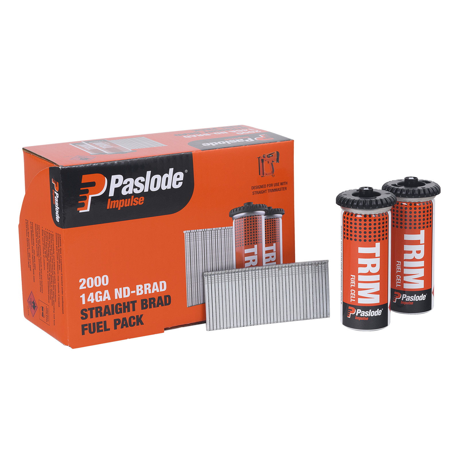 Paslode 14g x 38mm ND Brad With Fuel - 2000 pieces