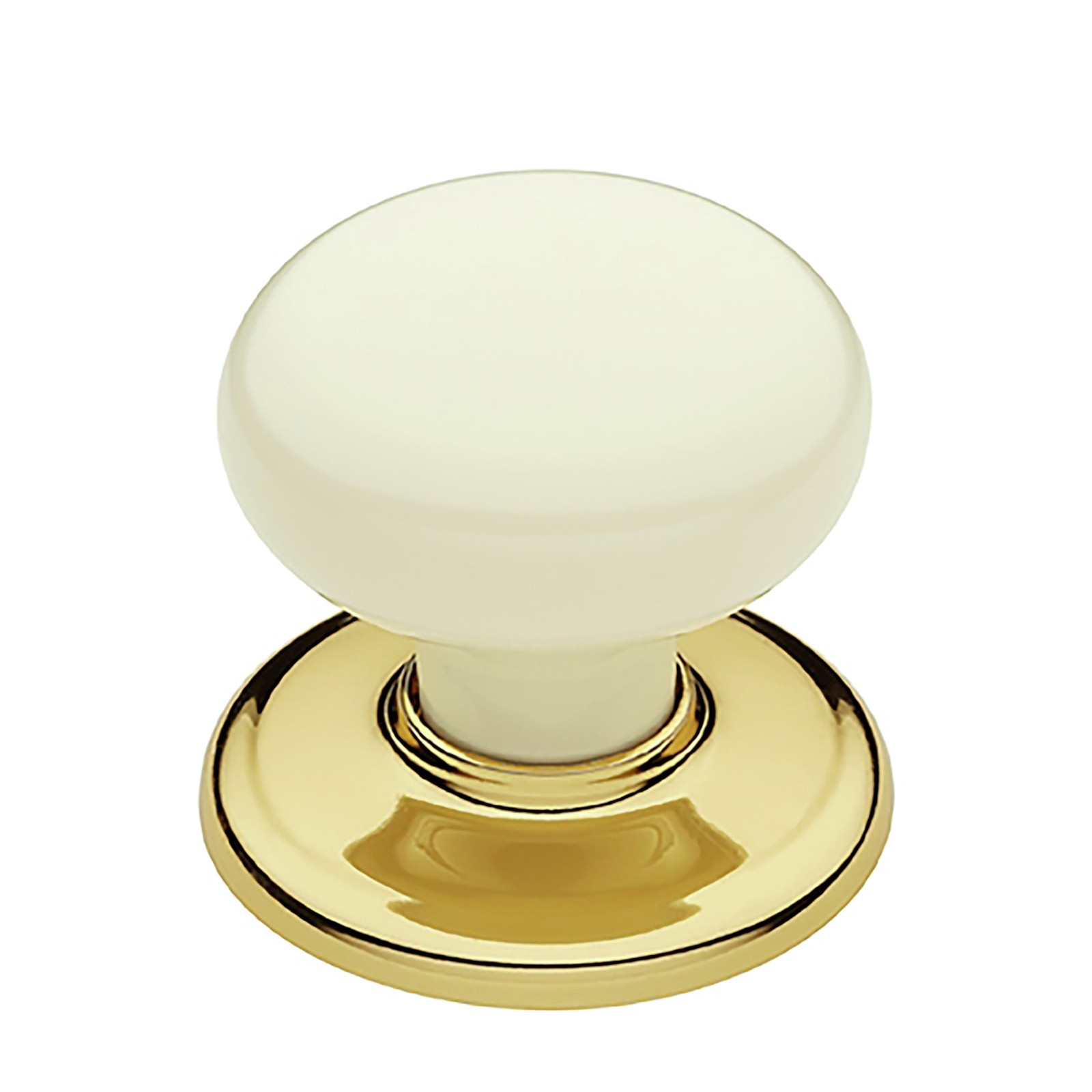 Gainsborough Classic Series Warm White Bright Goldtone Wardrobe Knobset