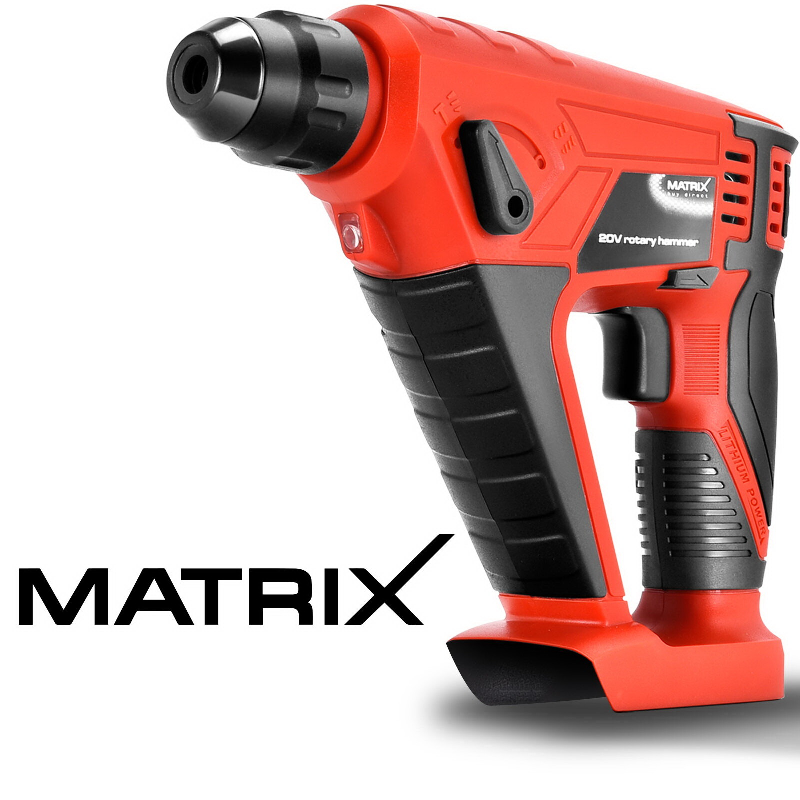 Matrix Cordless Rotary Hammer Drill 20V Li-Ion Brushed 0-4300 bpm Skin Only