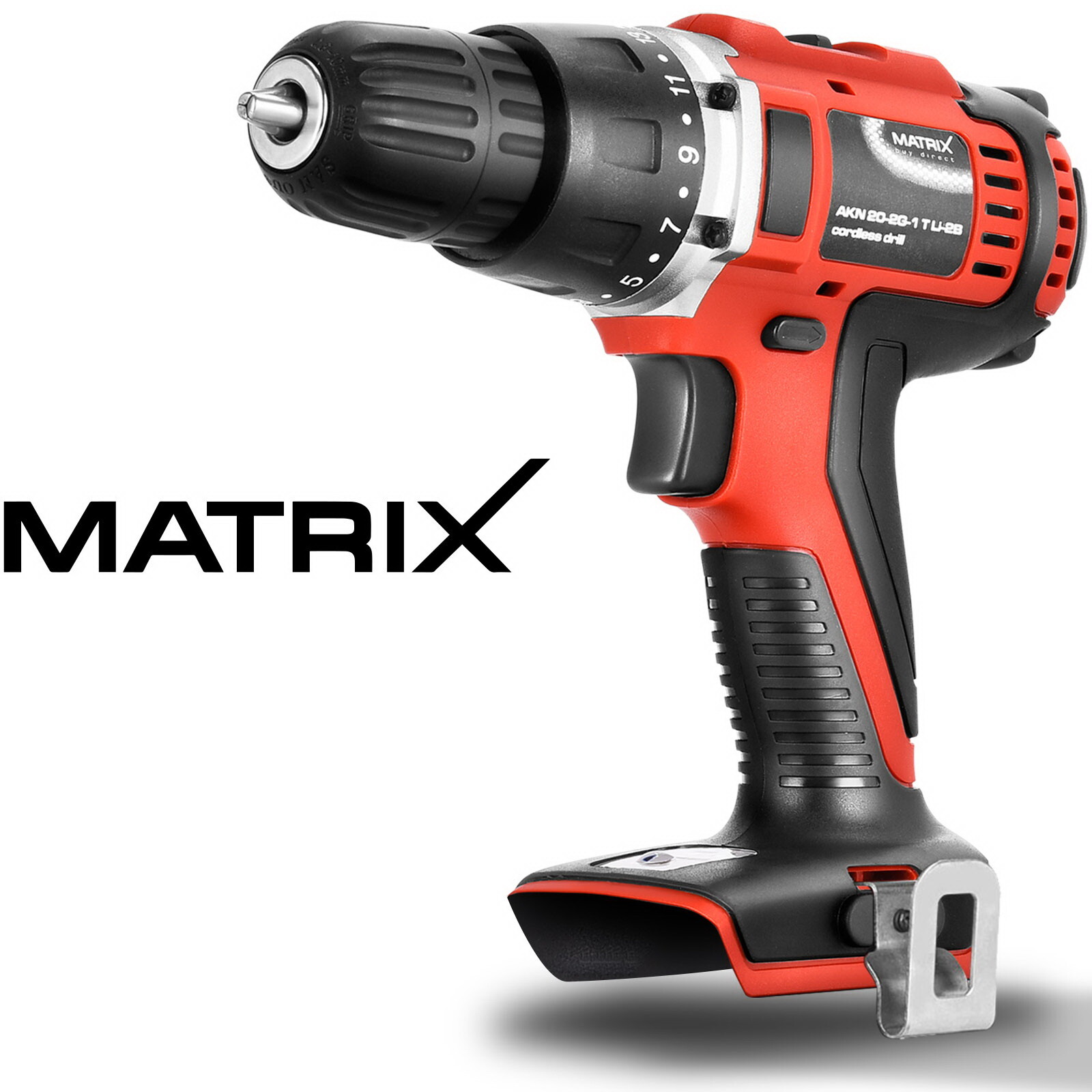Matrix 20V Cordless Drill Li-Ion Brushed 50Nm 0.8-10mm Skin Only