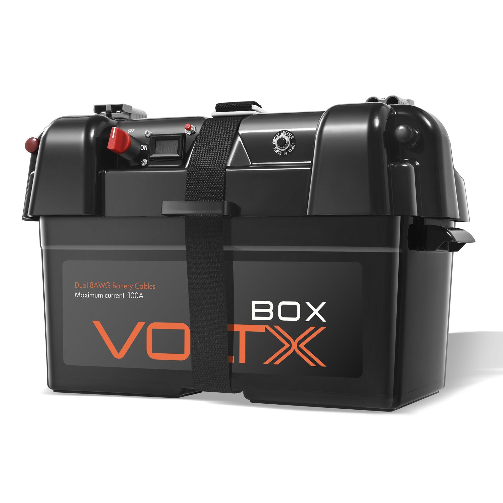 VoltX 12V Lithium Battery Box Portable Deep Cycle Solar Power Station RV Camping