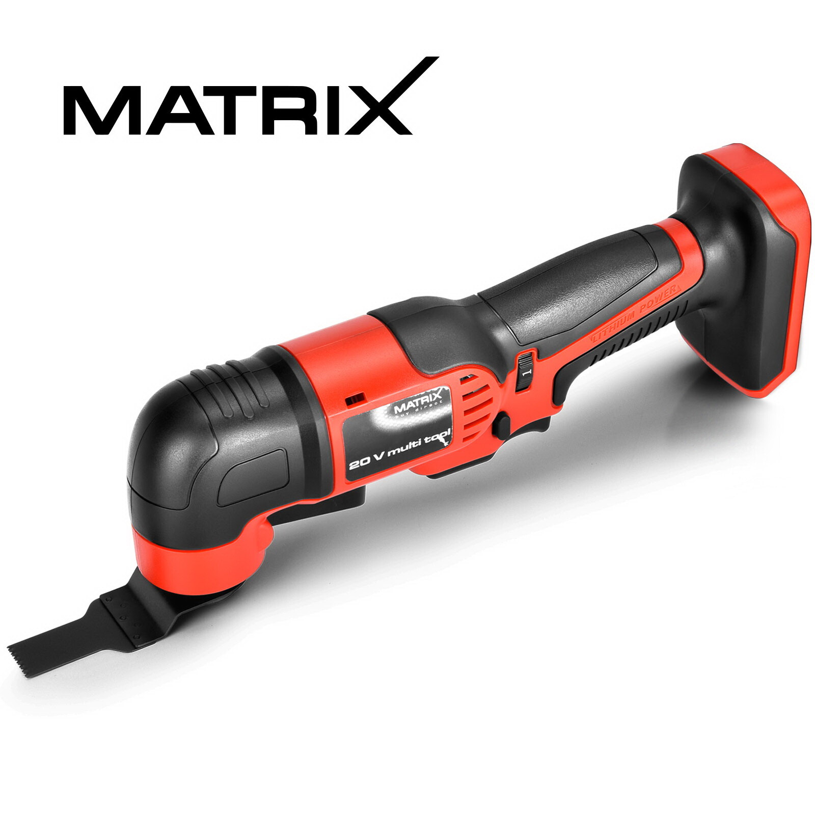 Matrix Cordless 20v Multitool Li-Ion Electric Power Tool Skin 5000-18000/min