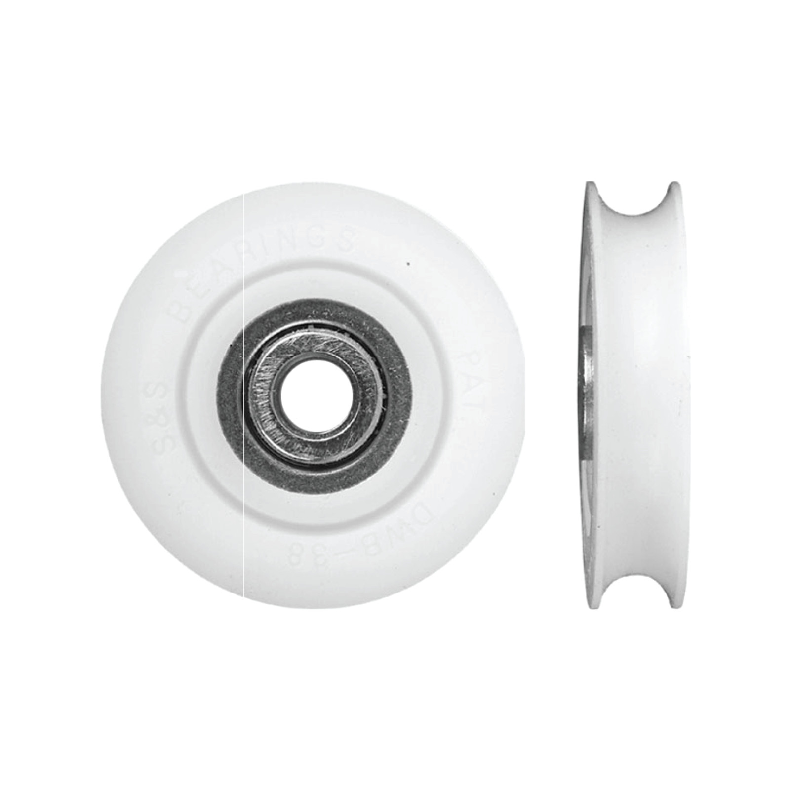 Rolltrak 38mm Acetal Concave Roller