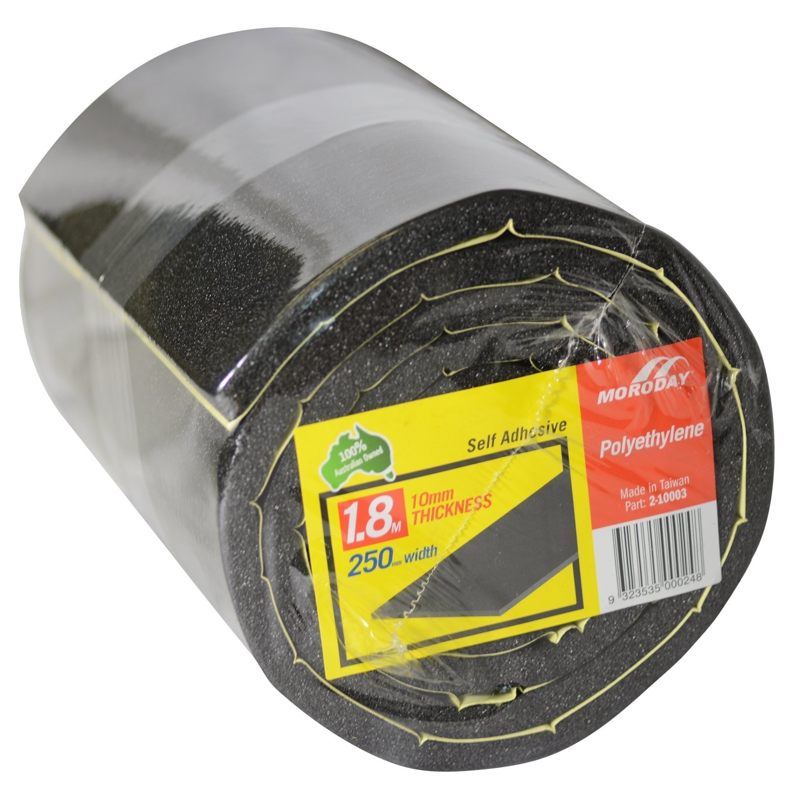 Moroday 250 x 10mm x 1.8m Adhesive Foam Roll