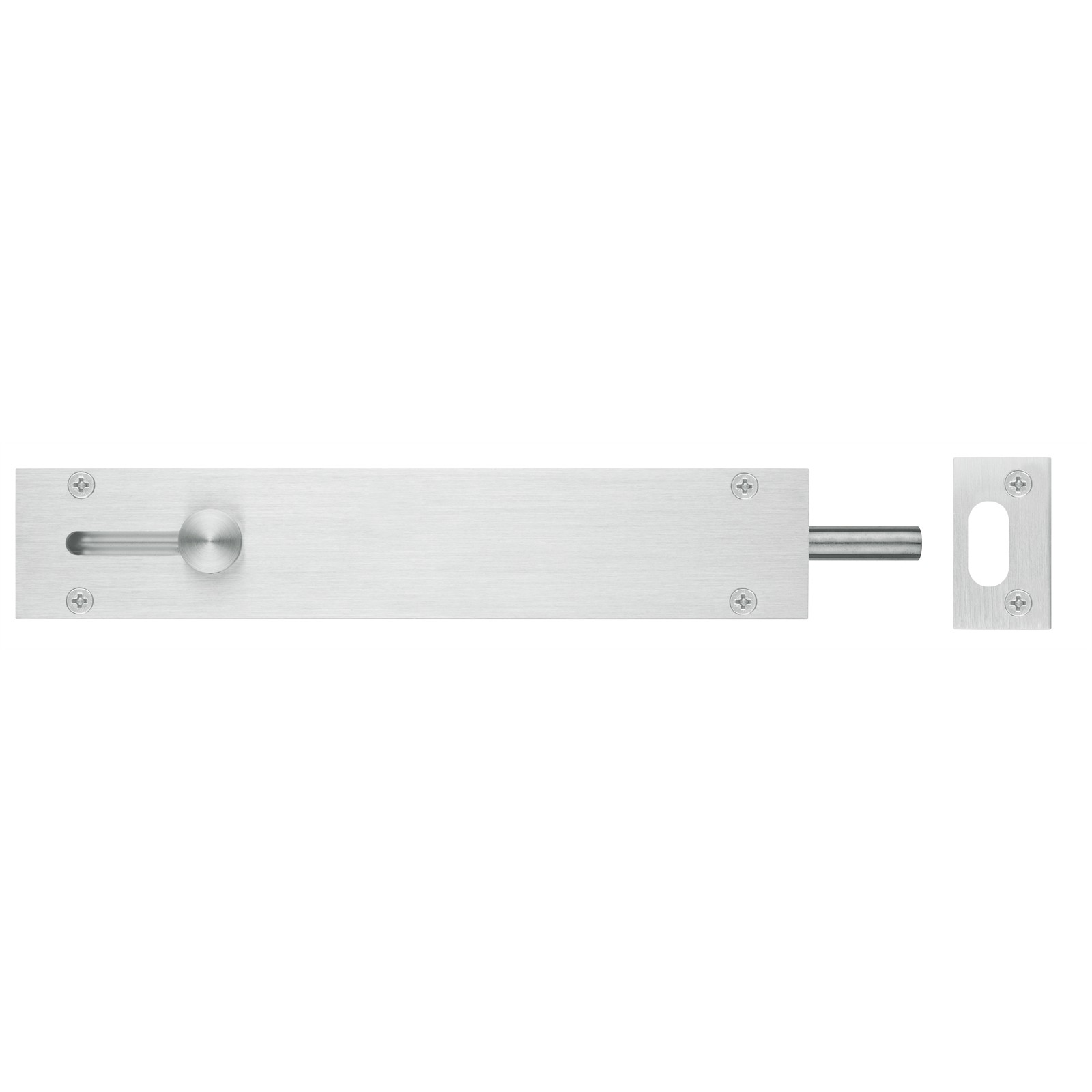 Delf Trade 150mm Satin Chrome Door Drop Bolt