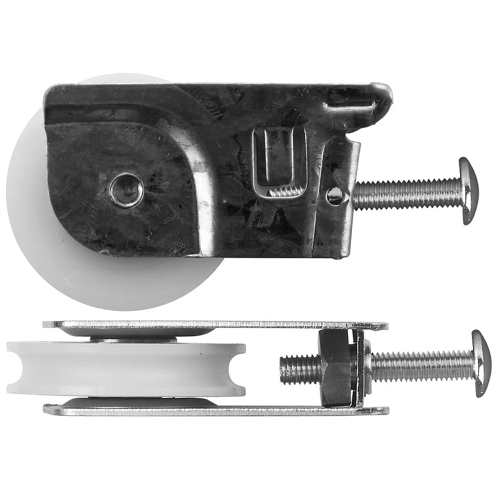 Rolltrak Steel Carriage And Acetal Roller