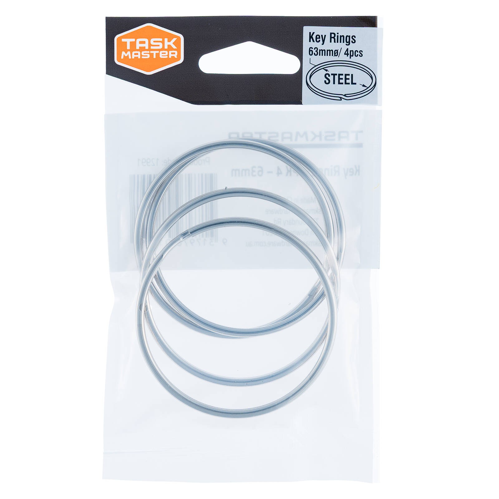 Taskmaster 63mm Key Ring 2 pcs