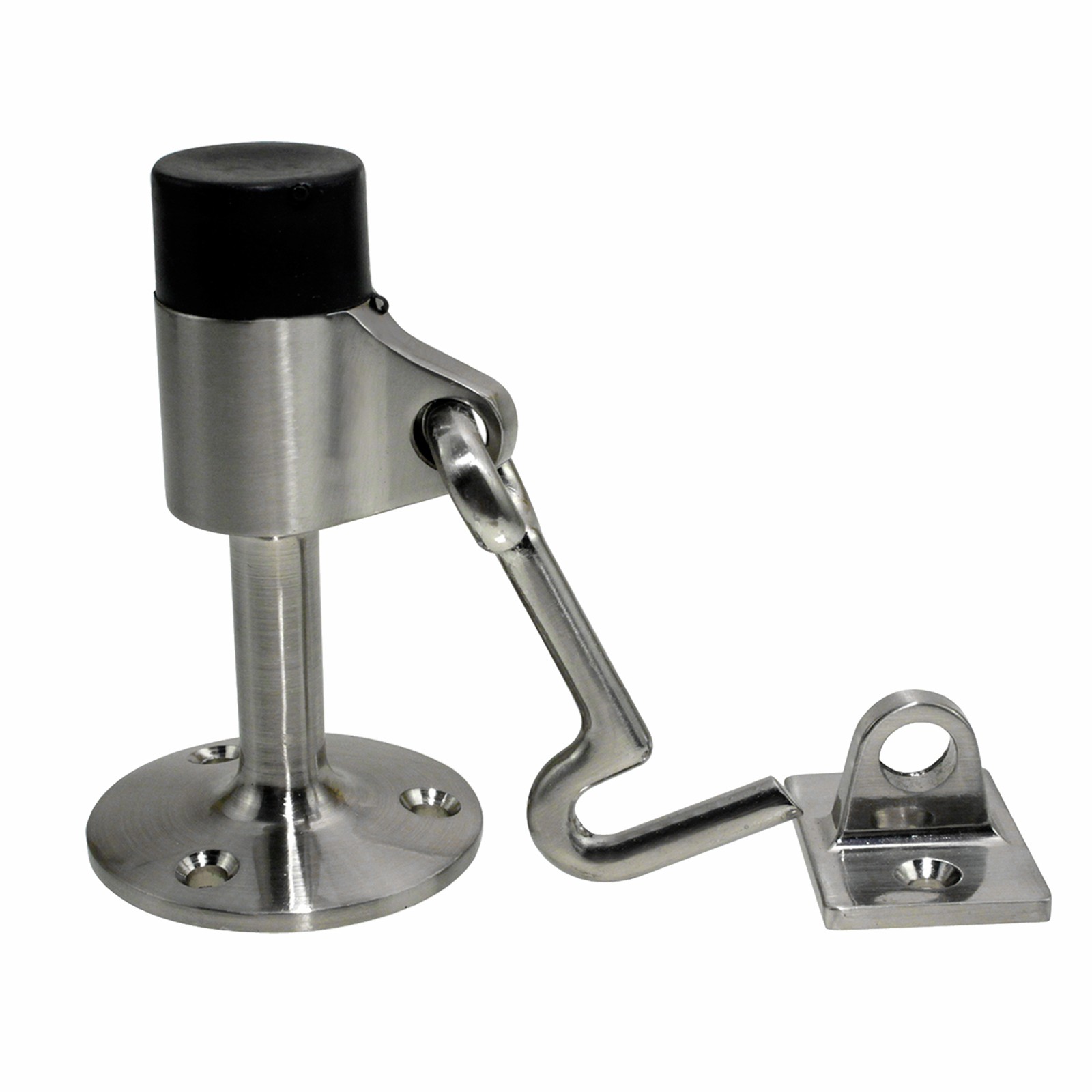 Adoored 51mm Satin Chrome I Stand Latch Door Stop