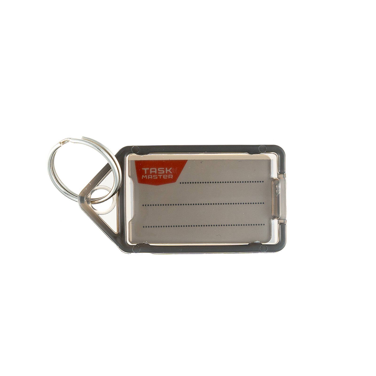 Taskmaster 56x29x6mm Black Key Tags - 50 pieces