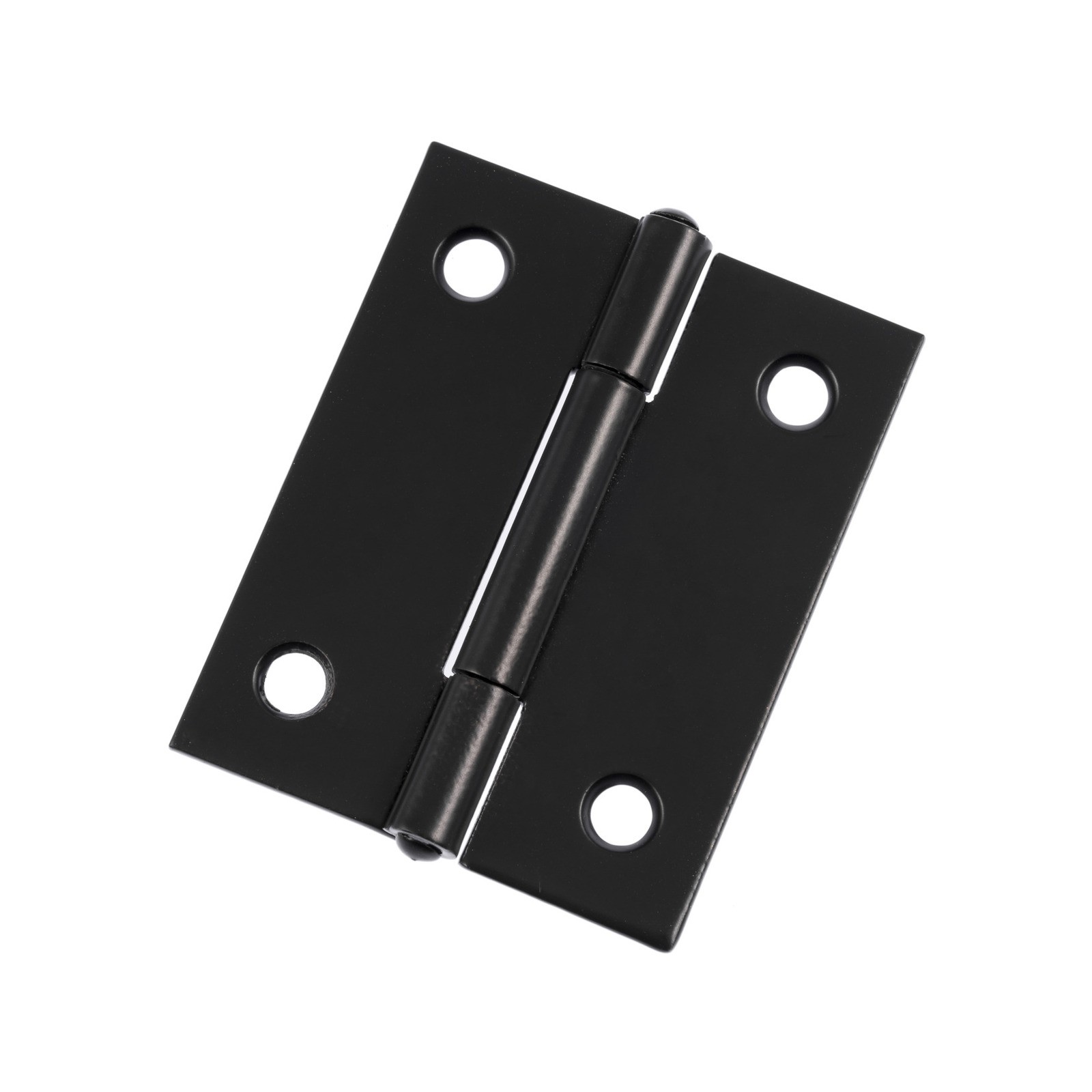 Lane 50mm Black Matte Fixed Pin Butt Hinge - 2 pieces