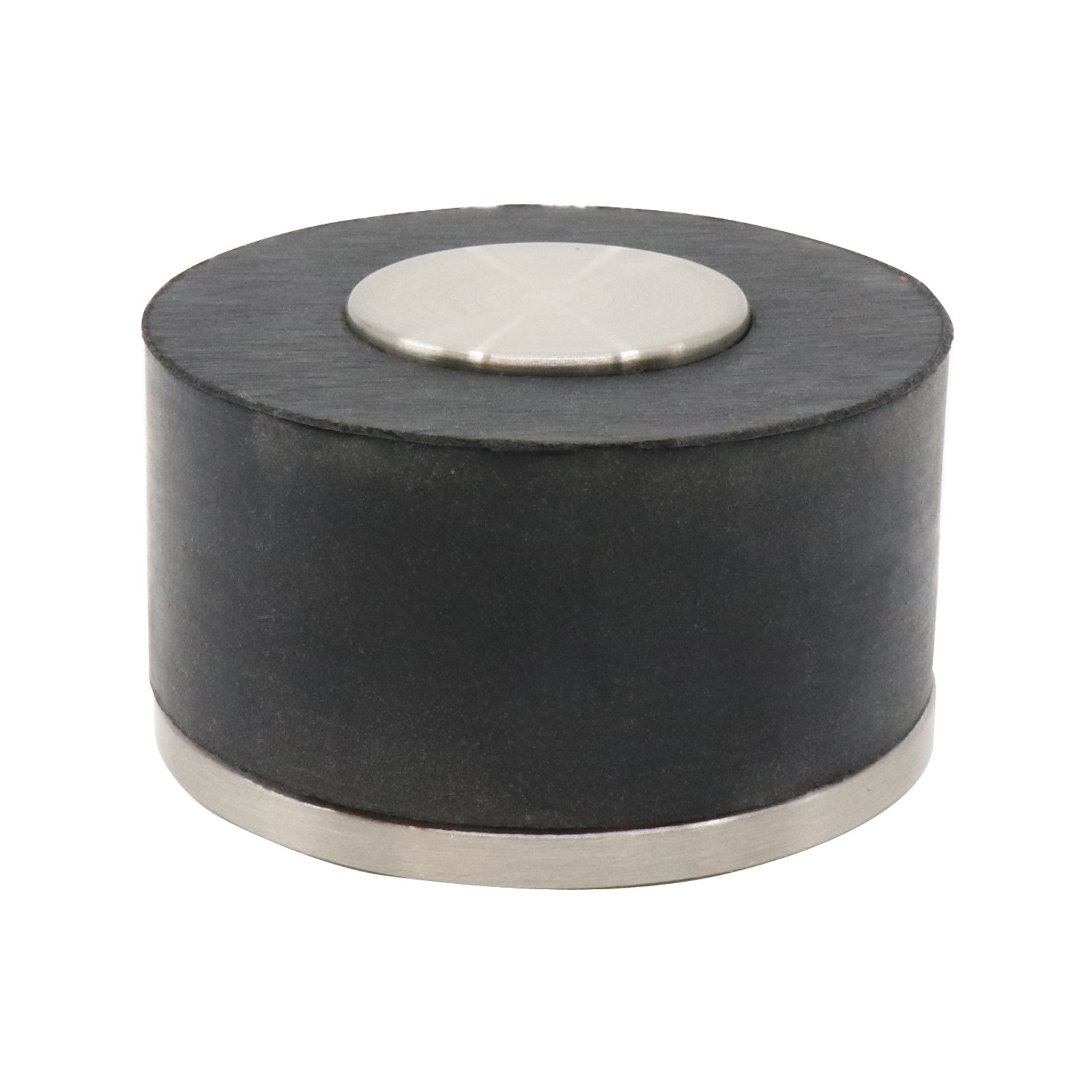 Adoored Medium Metal Round Rubber Floor Door Stop