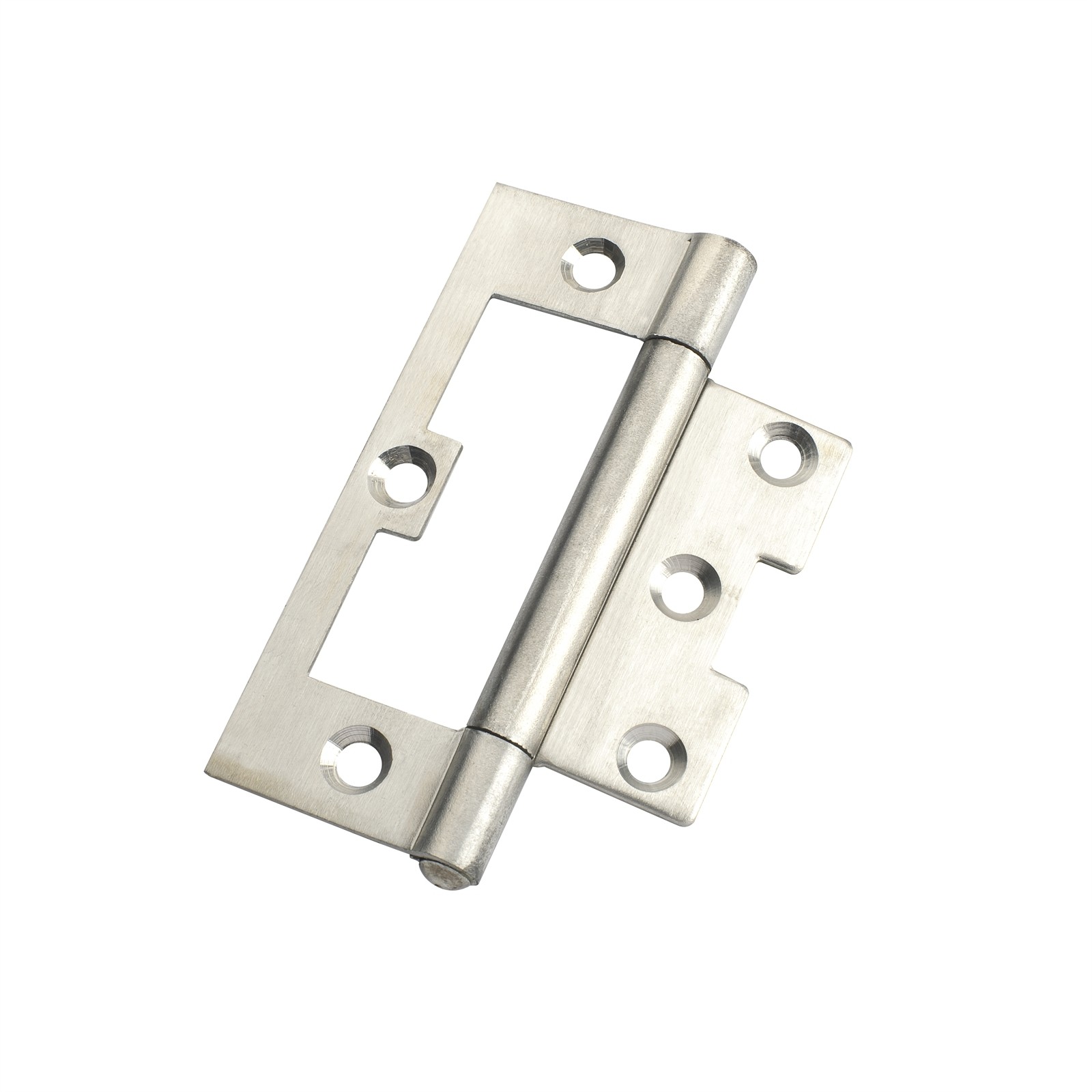 Lane 100 x 65 x 2mm Polished Stainless Steel Fixed Pin Durasmooth Non Mortise Hi