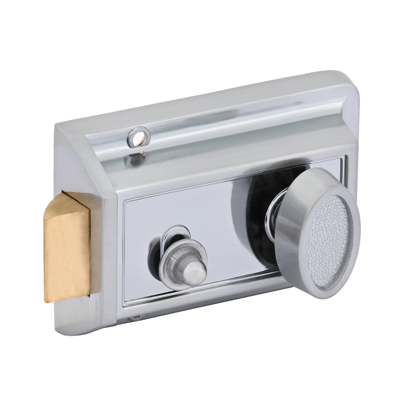 Ikonic Satin Chrome Rim Night Latch