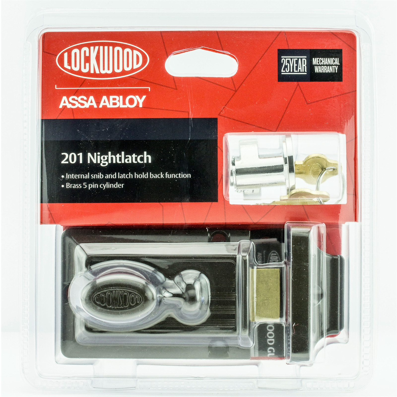 Lockwood Brown 201 Nightlatch