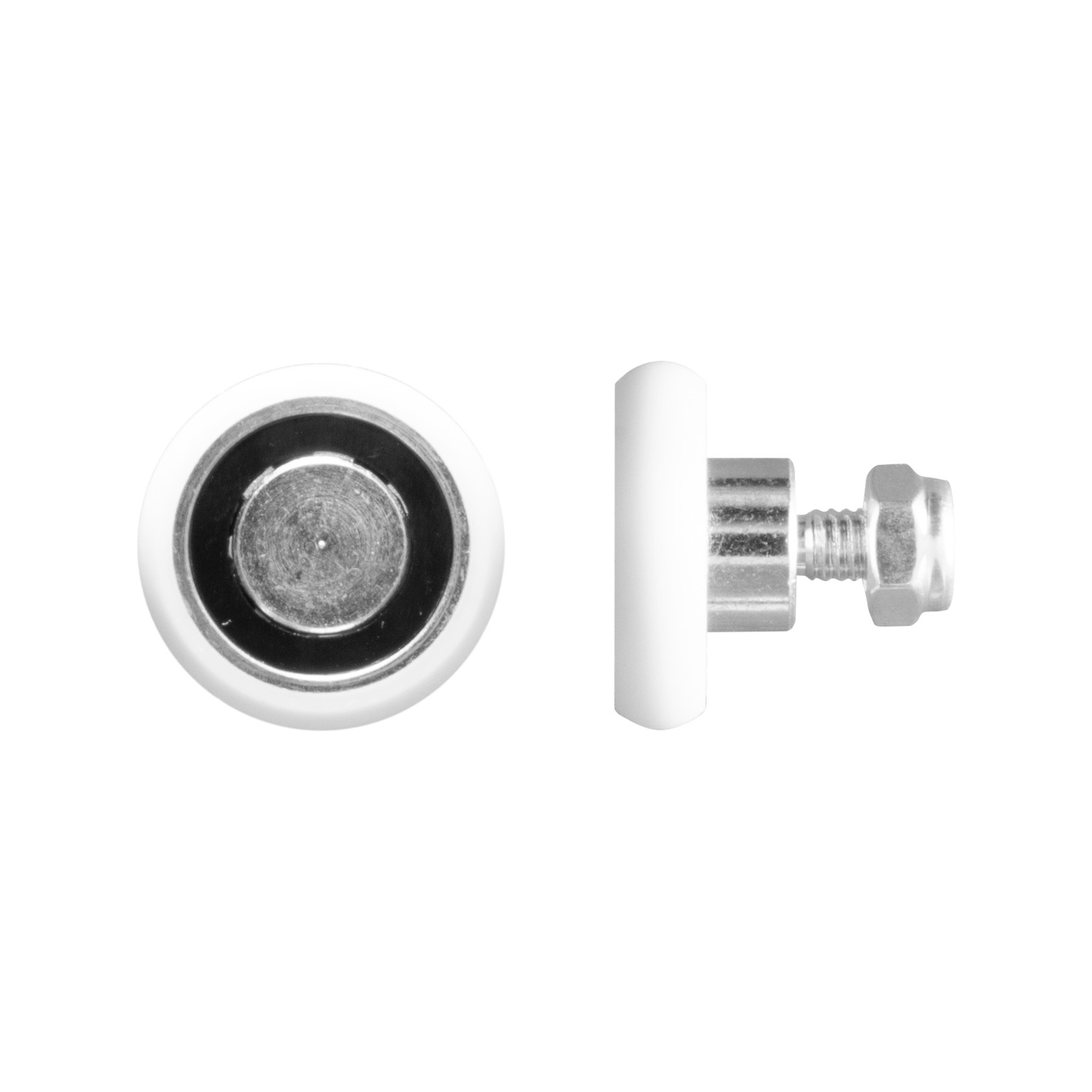 Rolltrak 25mm Acetal Convex Roller With Threaded Stud
